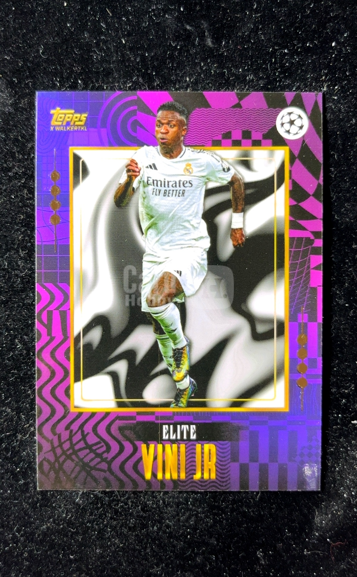 【小白1%代卖】2024 Topps X WALKERTKL 黄金盒 Elite 精英特卡 Vini Jr 维尼修斯·儒尼奥尔 凑套必备 极具价值 0605