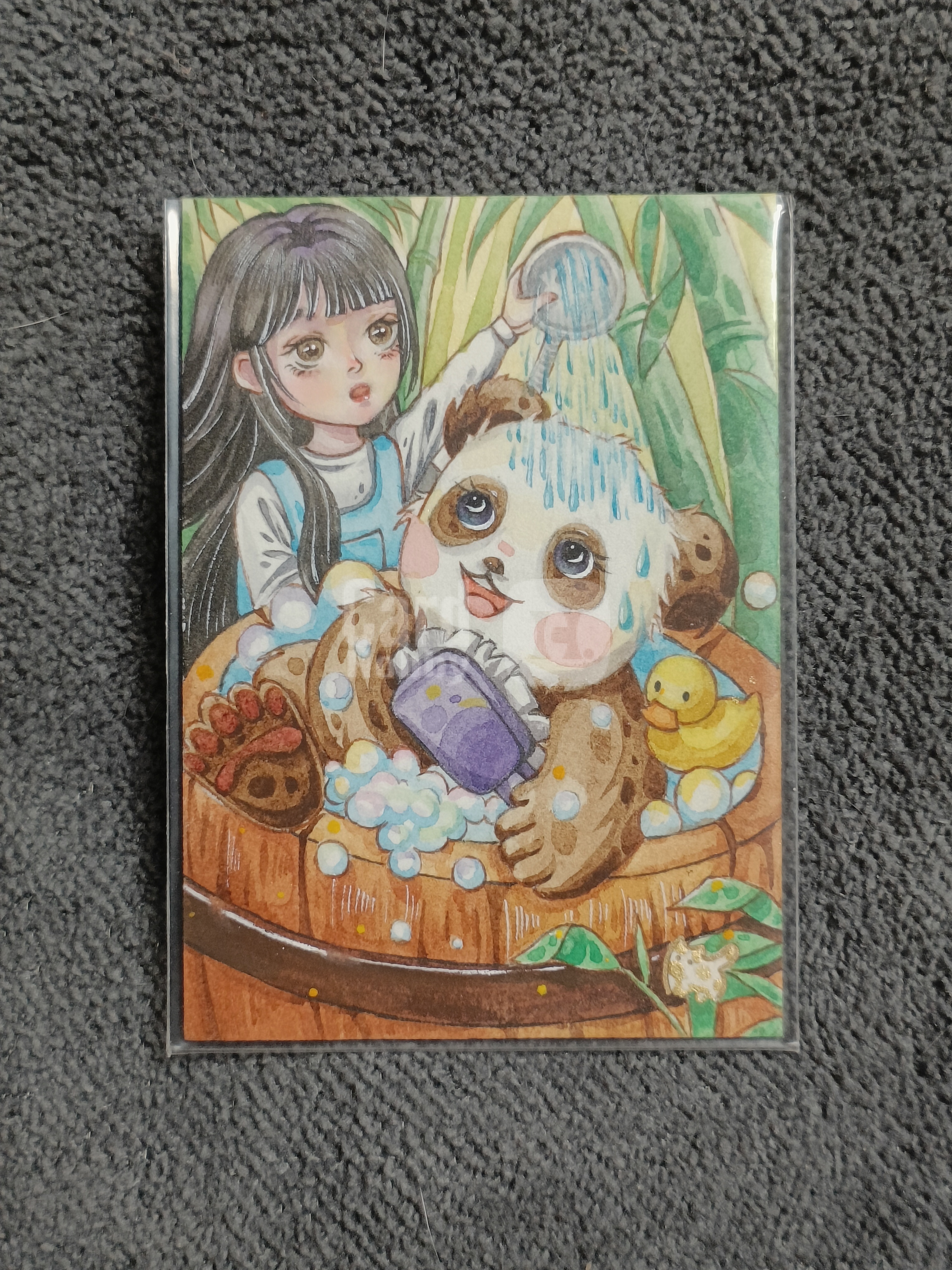 【谦谦拍卖】画师:工作室系列手绘卡 吾林萌主 1 OF 1 BBE