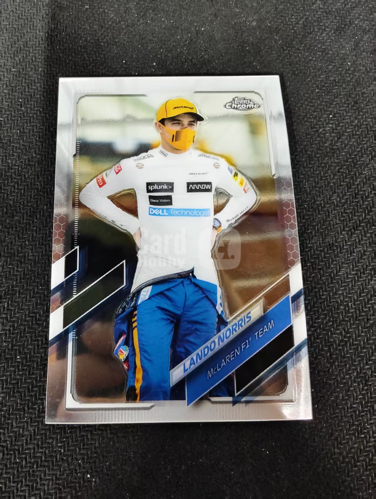 2021 TOPPS CHROME LANDO NORRIS F1 赛车 迈凯伦车队 兰多诺里斯 划痕 边角瑕疵 #52