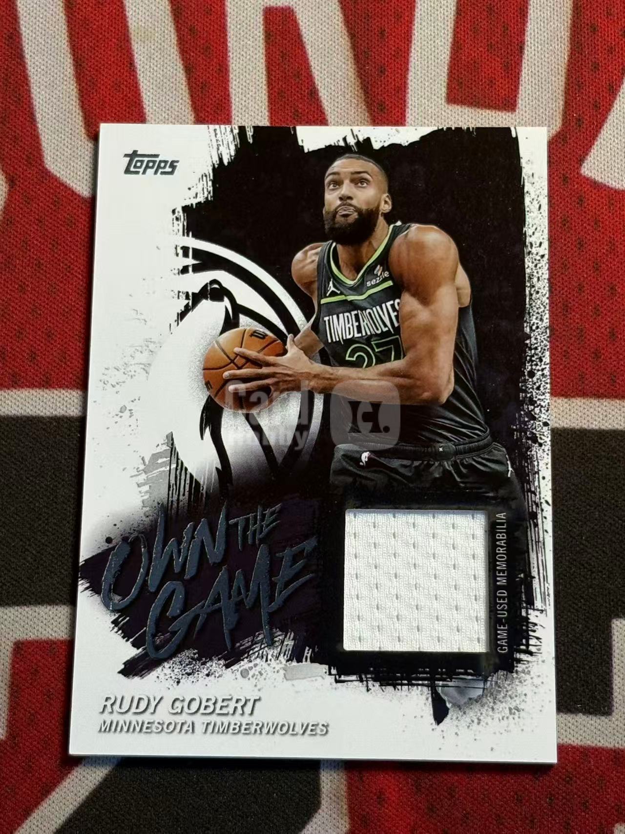 2025-26 TOPPS FLAGSHIP 旗舰系列 RUDY GOBERT 森林狼 法棍 鲁迪戈贝尔 戈伯特 GU 亲穿落场球衣物料切割 衣料实物卡 专收凑套必备【烂臭嘴拍卖】
