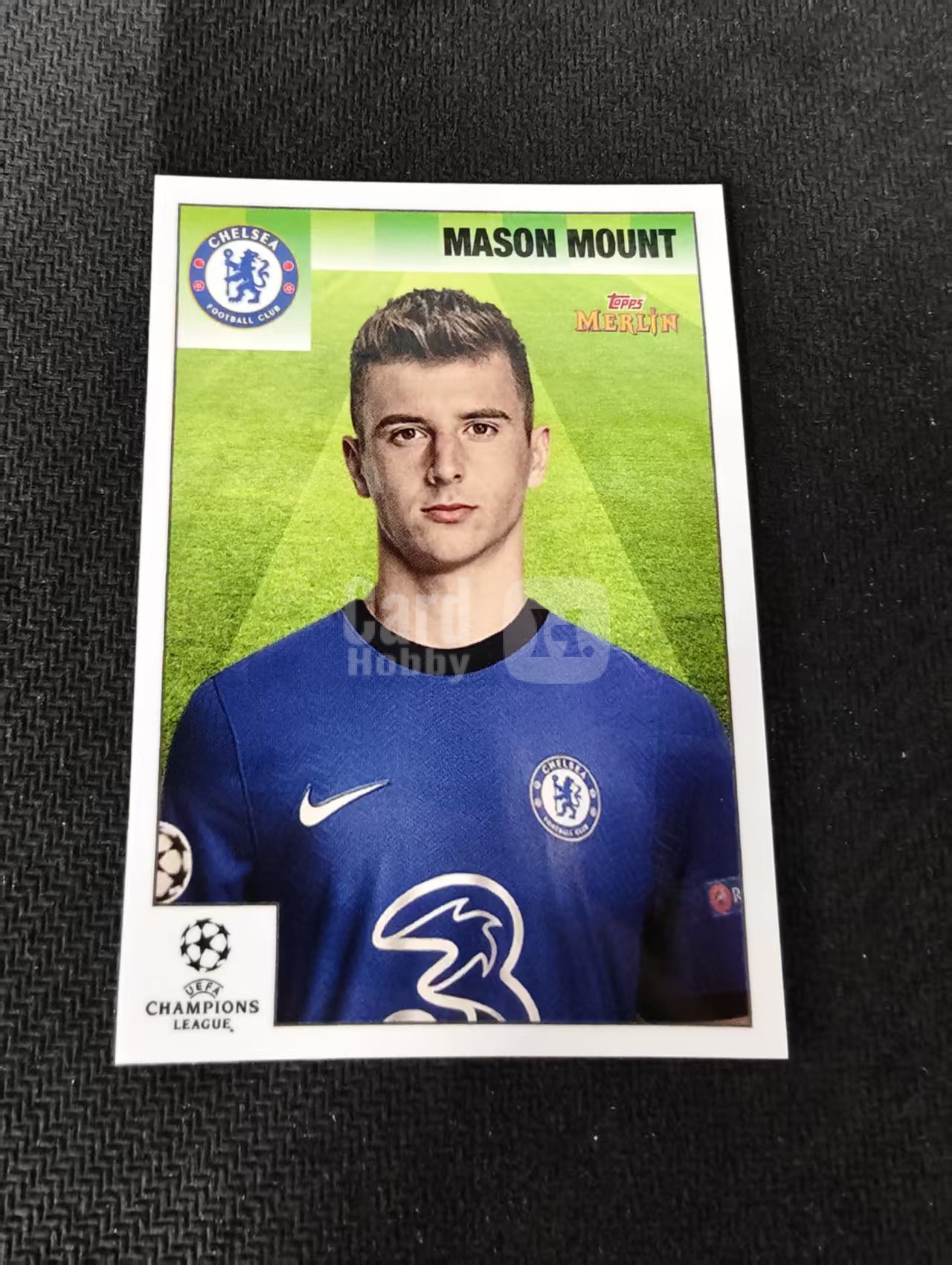 【可合并,不累计】2021 Topps Merlin 梅林95 Mason Mount 欧冠 切尔西 梅森 芒特 划痕 边角瑕疵 #42