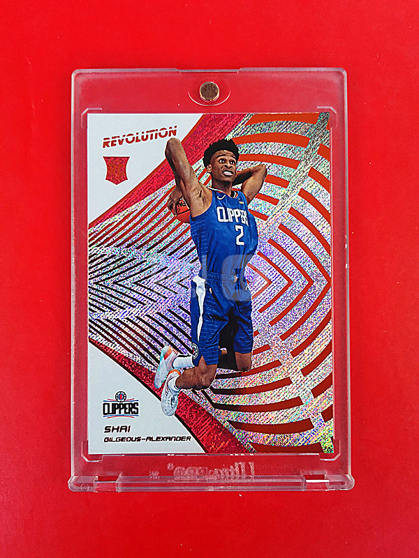 2018-19 panini Revolution 谢伊·吉尔杰斯-亚历山大 RC (( 正新秀 品好,搏psa10分 )) 二次常规赛MVP 总决赛MVP ebay大暴涨