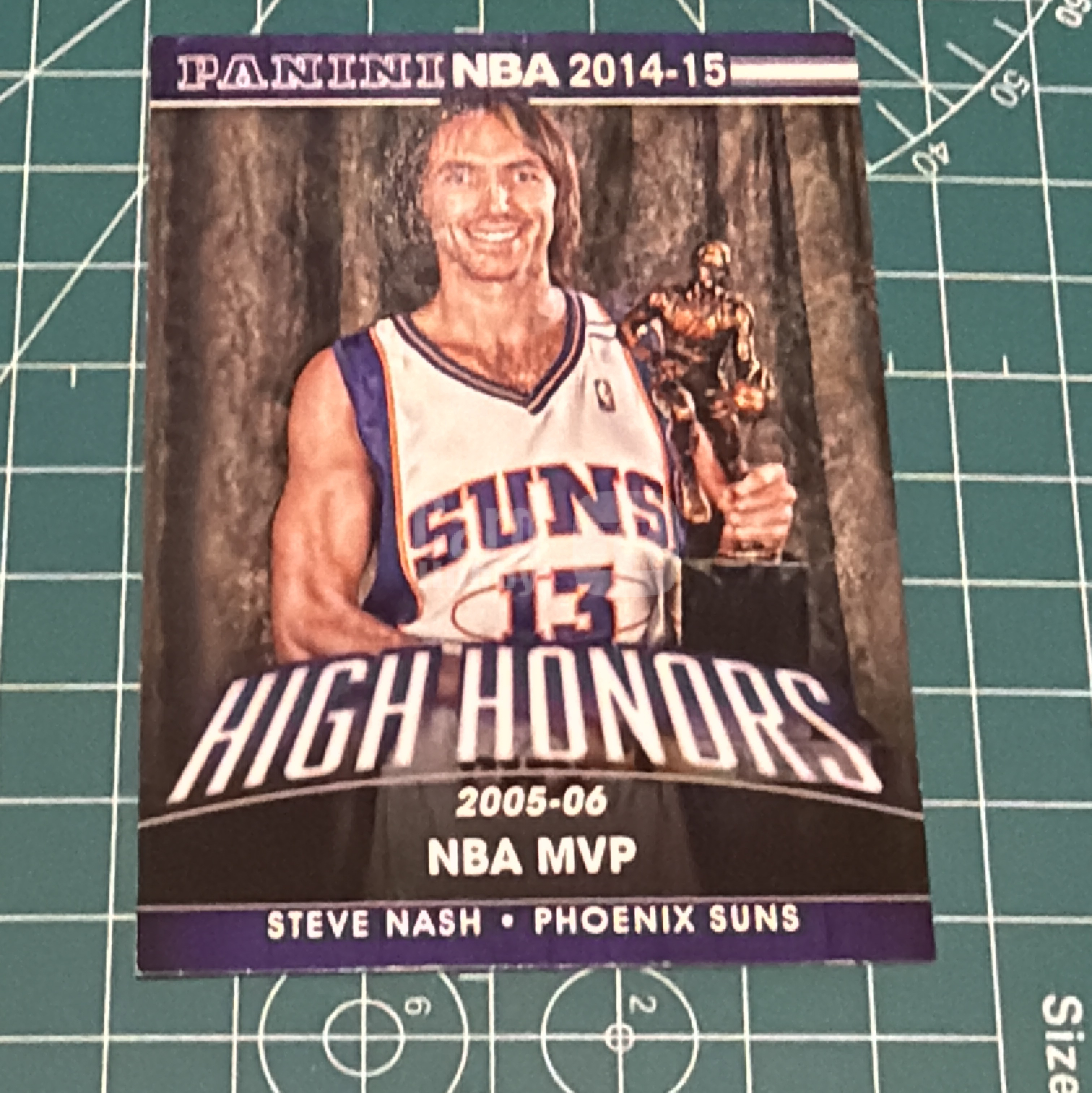 2014-15 Panini S.p.A Steve Nash 中雅图/中亚图 史蒂夫纳什 风之子 捧杯特卡 荣誉特卡 High Honors 老卡 绝版卡 稀有大比例