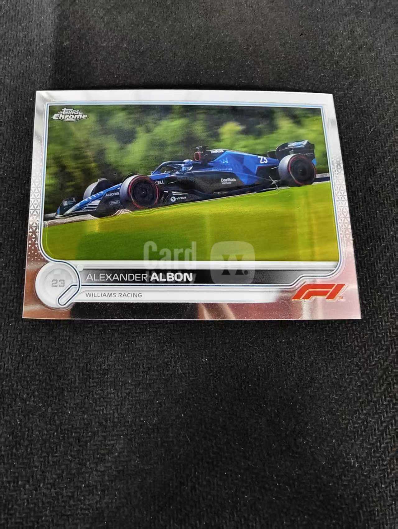2022 Topps Chrome F1 Alexander Albon F1 威廉姆斯 亚历山大 阿尔本 划痕 边角瑕疵#124