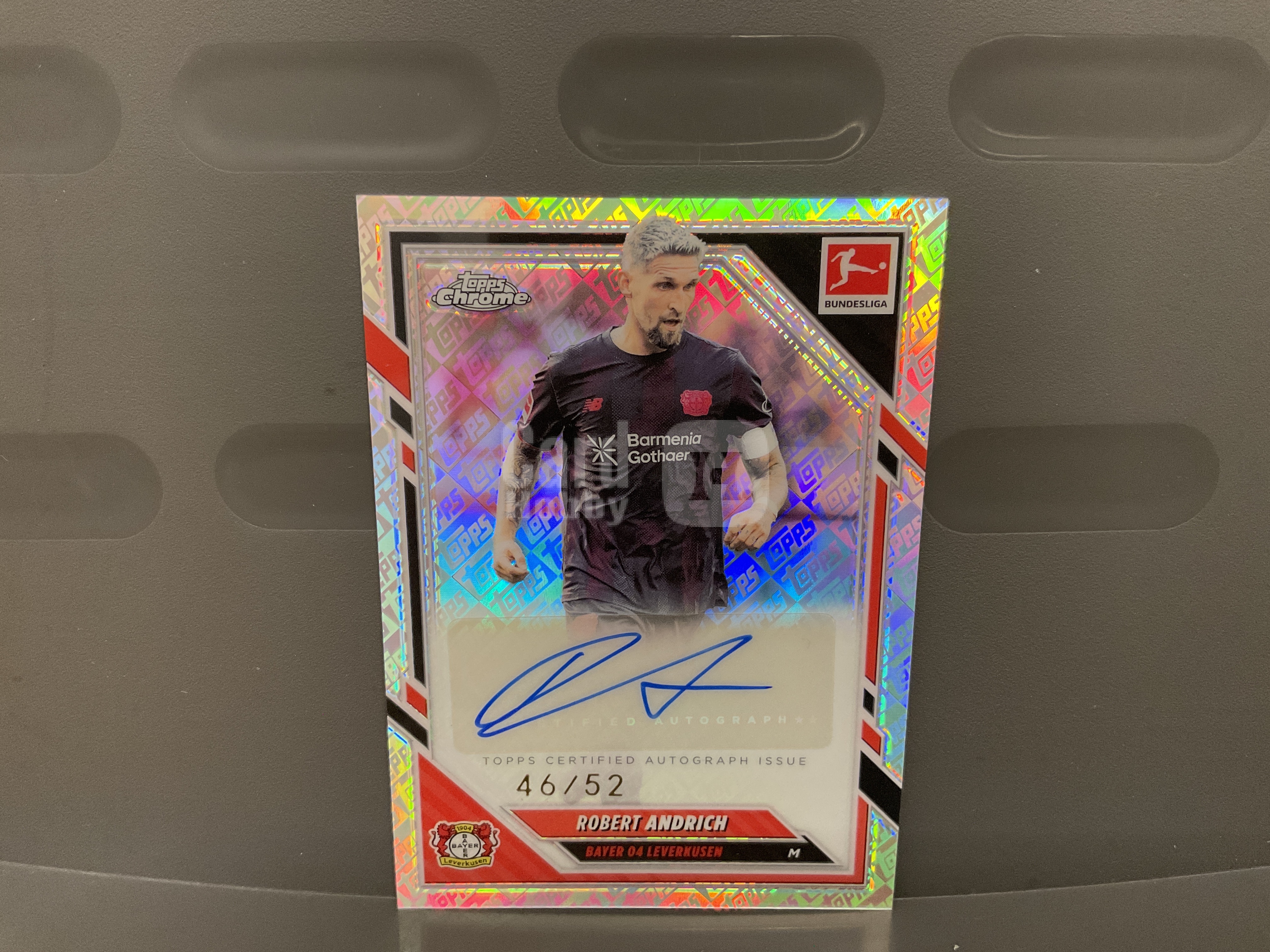 2026 Topps Chrome Robert Andrich 50编 德甲Topps Topps折 签字 安德里希 折射 勒沃库森 德国