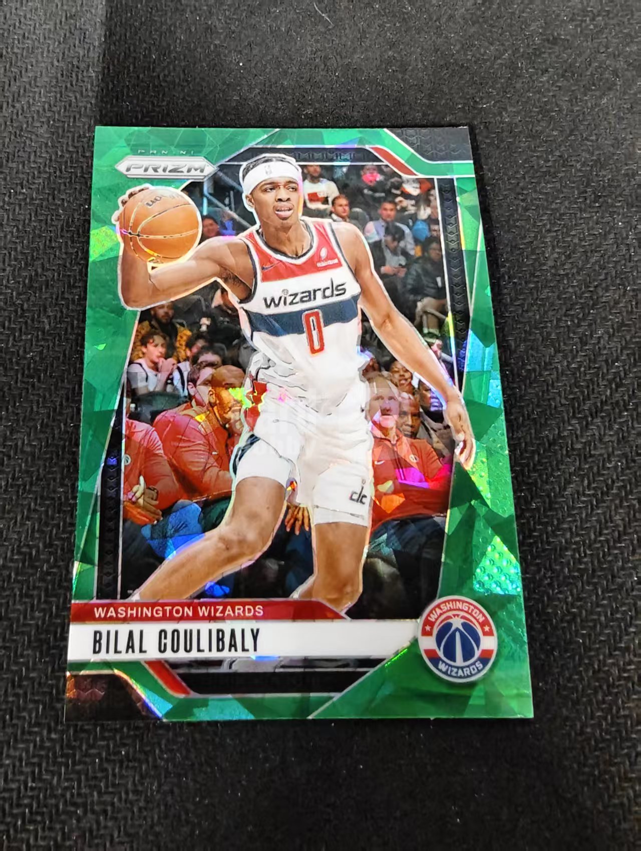 2024-25 Panini Prizm bilal coulibaly 奇才 比拉尔 库利巴利 绿碎冰 PZ 划痕 边角瑕疵 #36