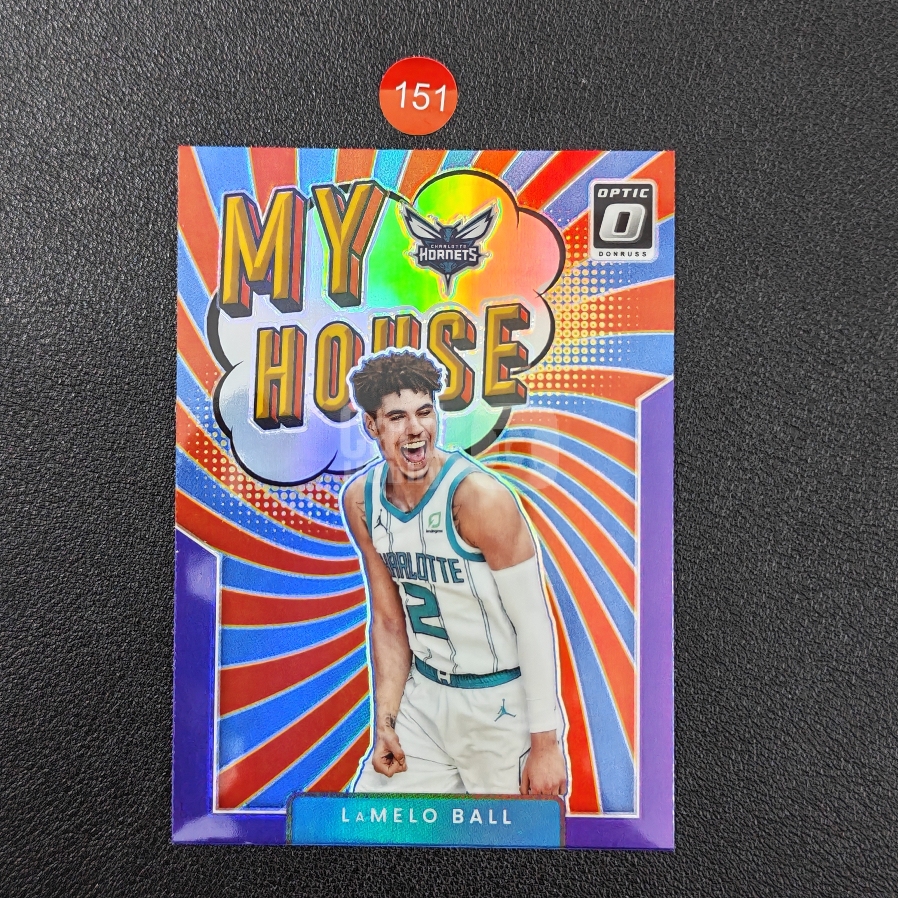 【鹰歌拍卖】拉梅洛·鲍尔 LaMelo 黄蜂 My House特卡|2021-22 Donruss Optic 三球 年度最佳新秀 全明星 传球大师 花式传球 黄蜂核心 凑套必备 不保卡品 #momo