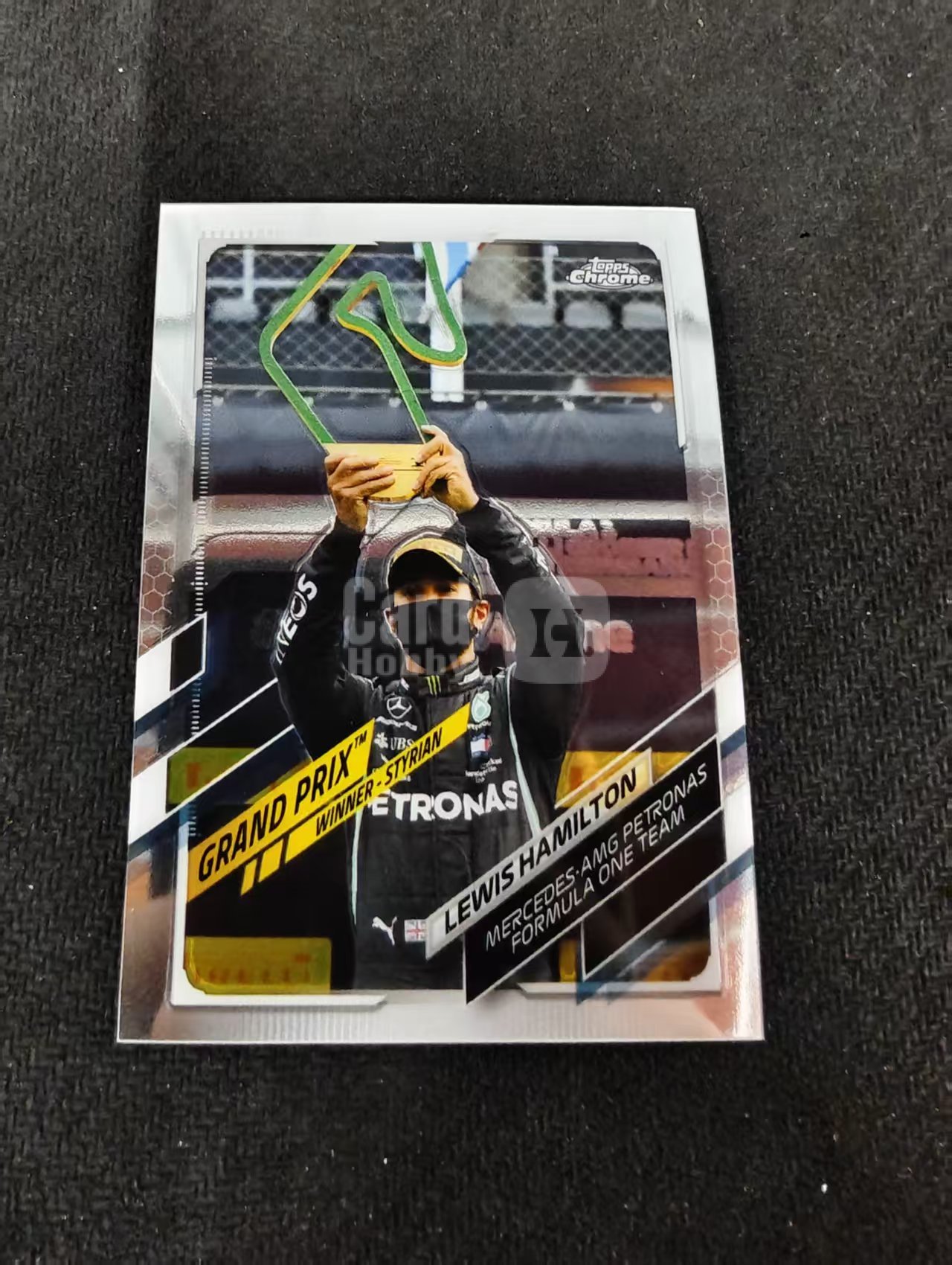 2021 Topps Chrome Lewis Hamilton F1 梅赛德斯奔驰车队 刘易斯 汉密尔顿 划痕 边角瑕疵 #139