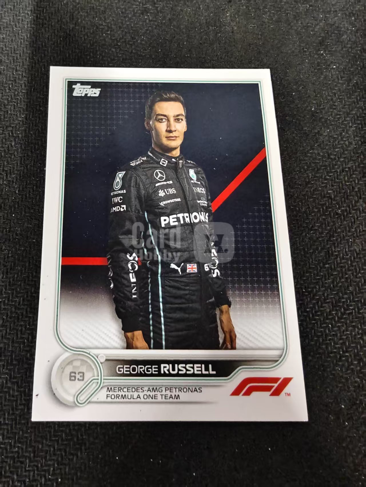 2022 Topps Chrome F1 George Russell 乔治 拉塞尔 梅奔 划痕 边角瑕疵@17