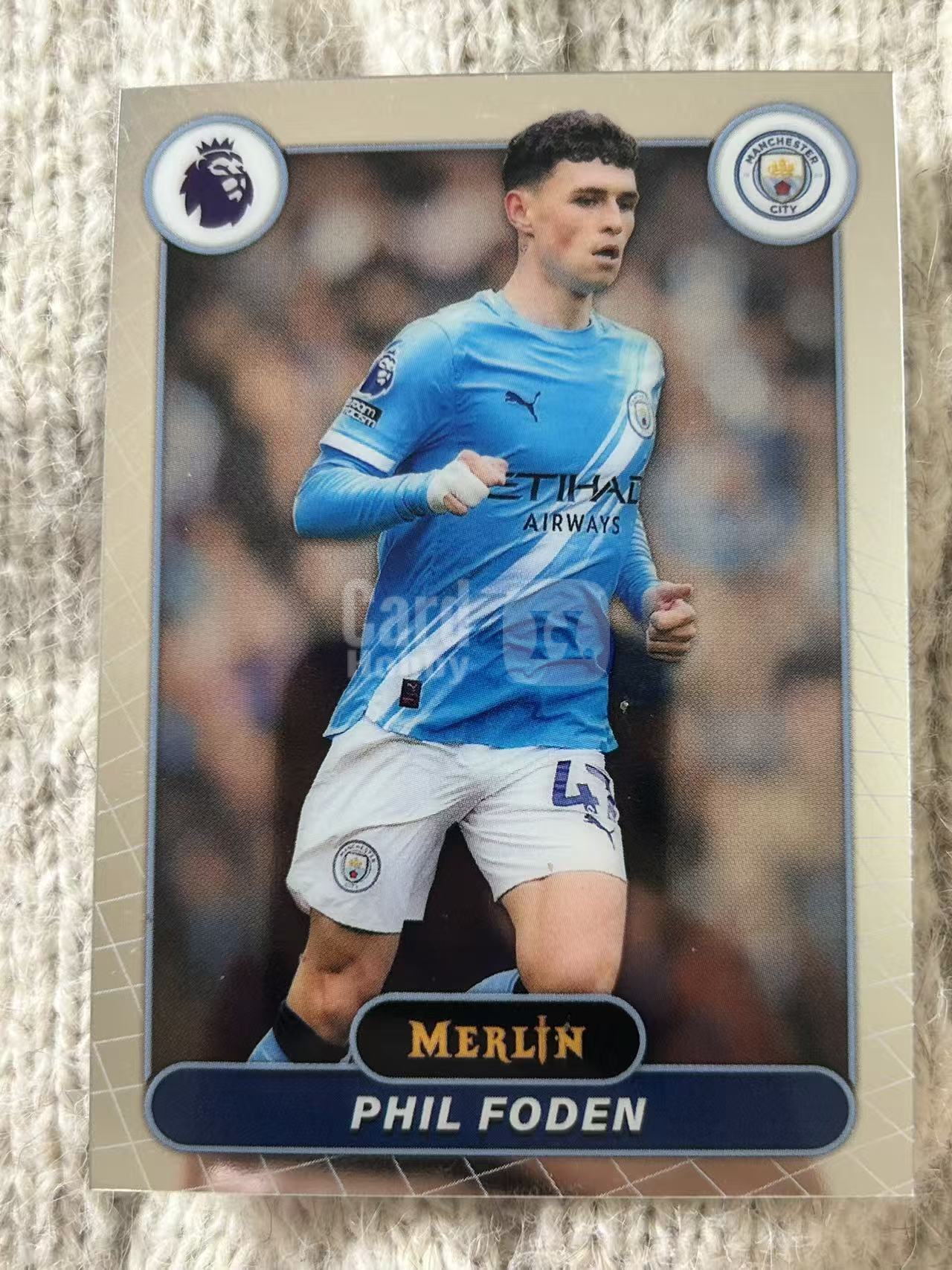2024 Topps Merlin chrome Phil Foden 菲尔・福登 - 曼城本土核心,英格兰国脚,技术细腻,门前终结出色,多座英超冠军得主,凑套必备