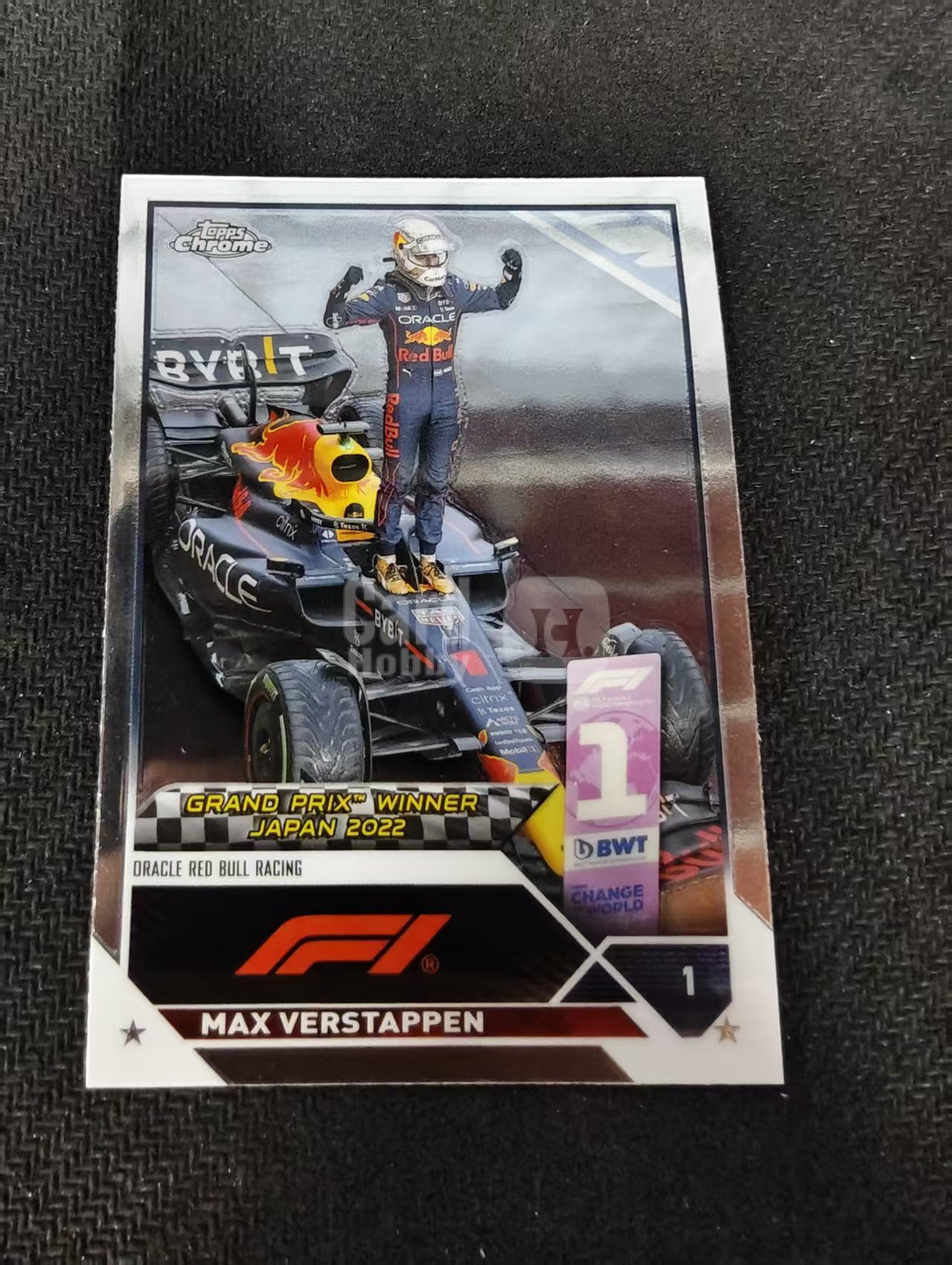 2023 Topps Chrome F1 Max Verstappen 维斯塔潘 红牛 划痕 边角瑕疵 #161