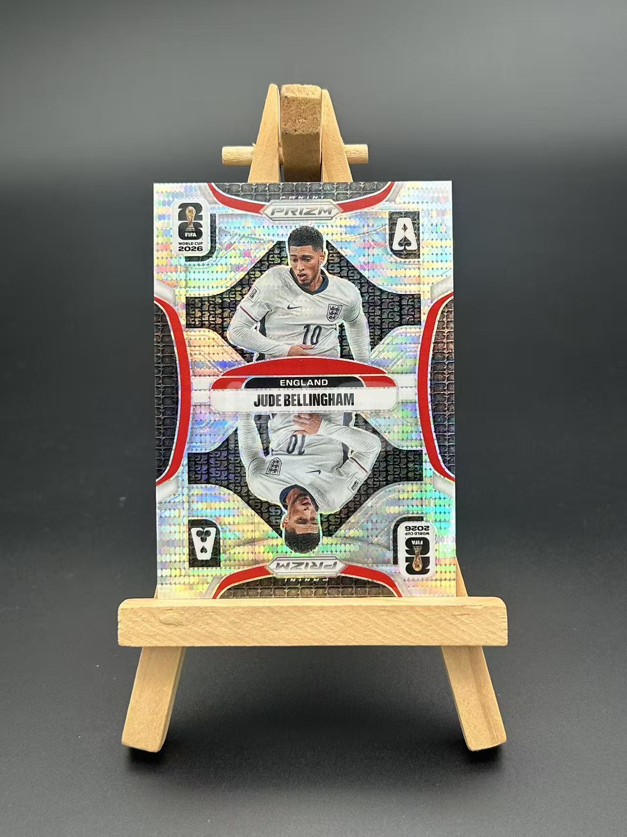 2026 Panini Prizm 世界杯【闪拍代拍】英格兰 裘德 贝林厄姆 扑克牌 特卡 脉冲折 卡品如图 【寻觅5】1