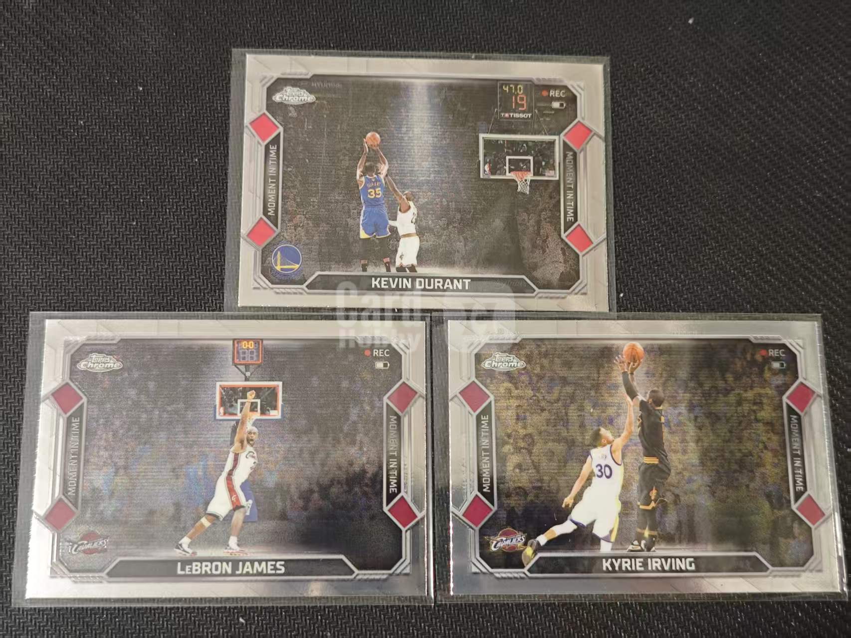 2025-26 Topps Chrome Kevin Durant 【有品代卖】TC Update 凯文・杜兰特,勒布朗・詹姆斯,凯里・欧文 时刻特卡 3张打包 收藏必备 卡品如图/刘