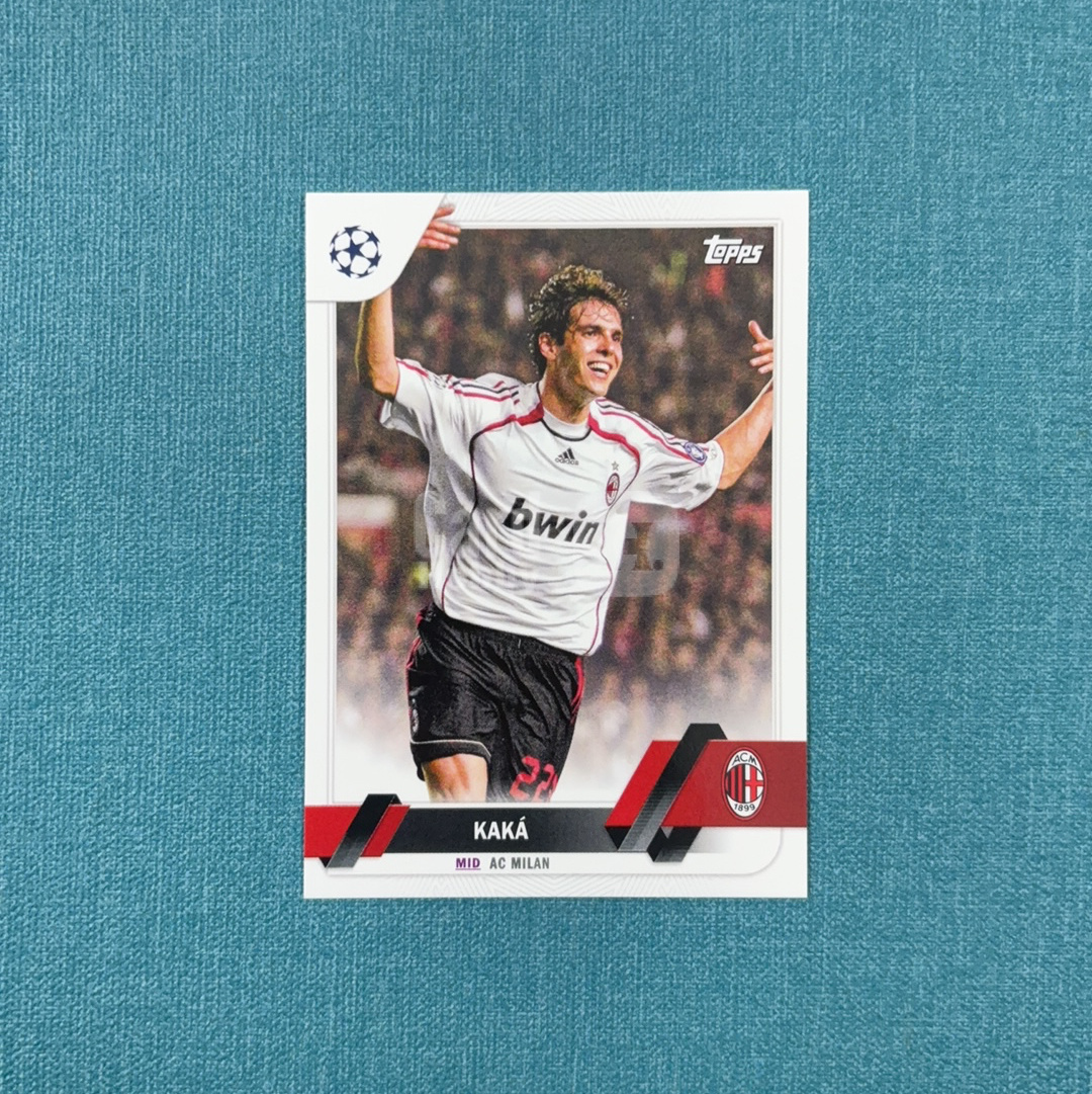2022-23 Topps UCC 欧战 Kaka 卡卡 变化版 大比例 SP AC米兰 卡品如图 DYD
