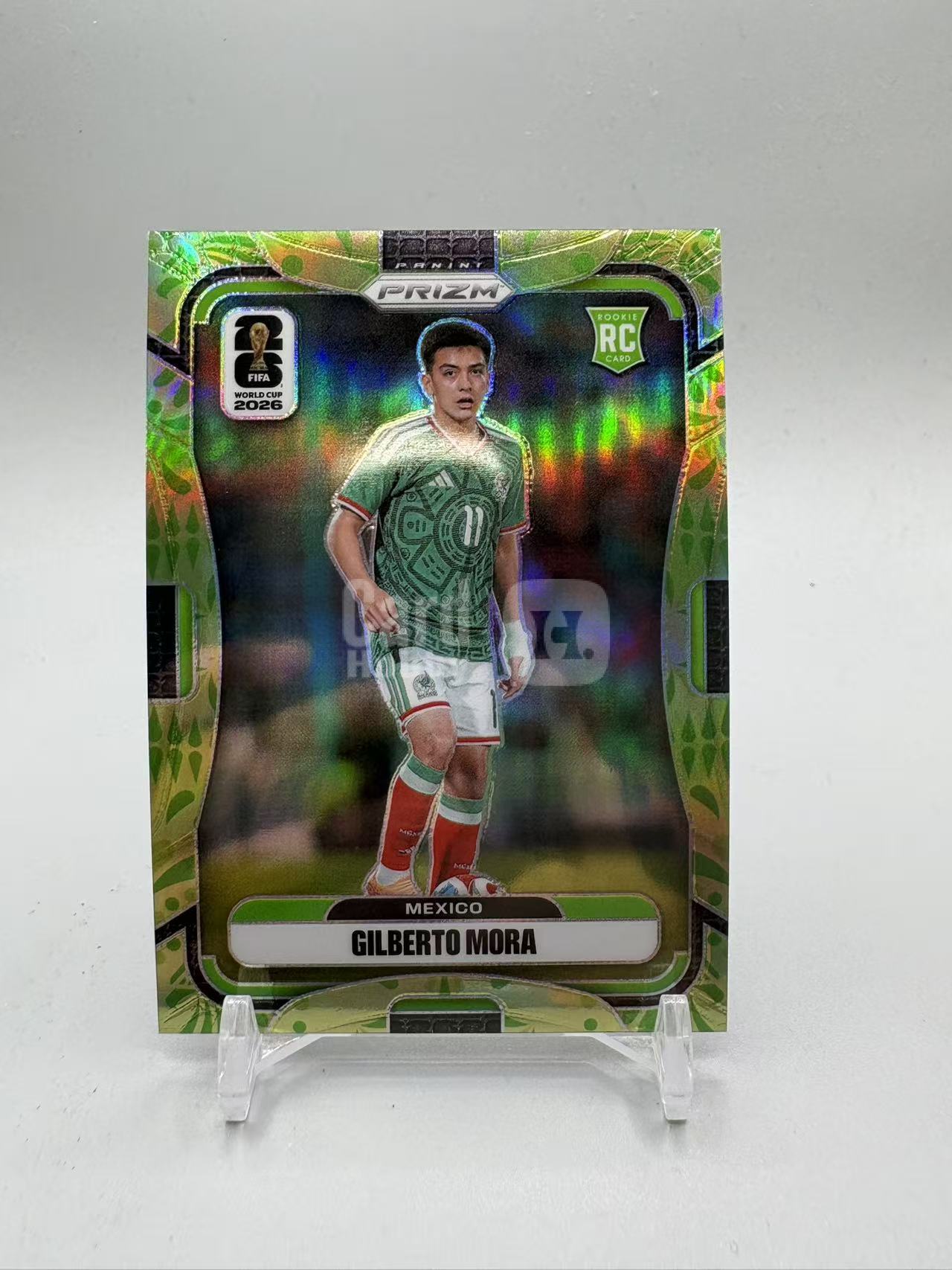 2025-26 Panini World Cup Prizm GILBERTO MORA RC 【灰灰代拍】全新 世界杯 PZ 新秀 吉尔伯托 莫拉 /70编 墨西哥雄鹰折 colormatch 随无