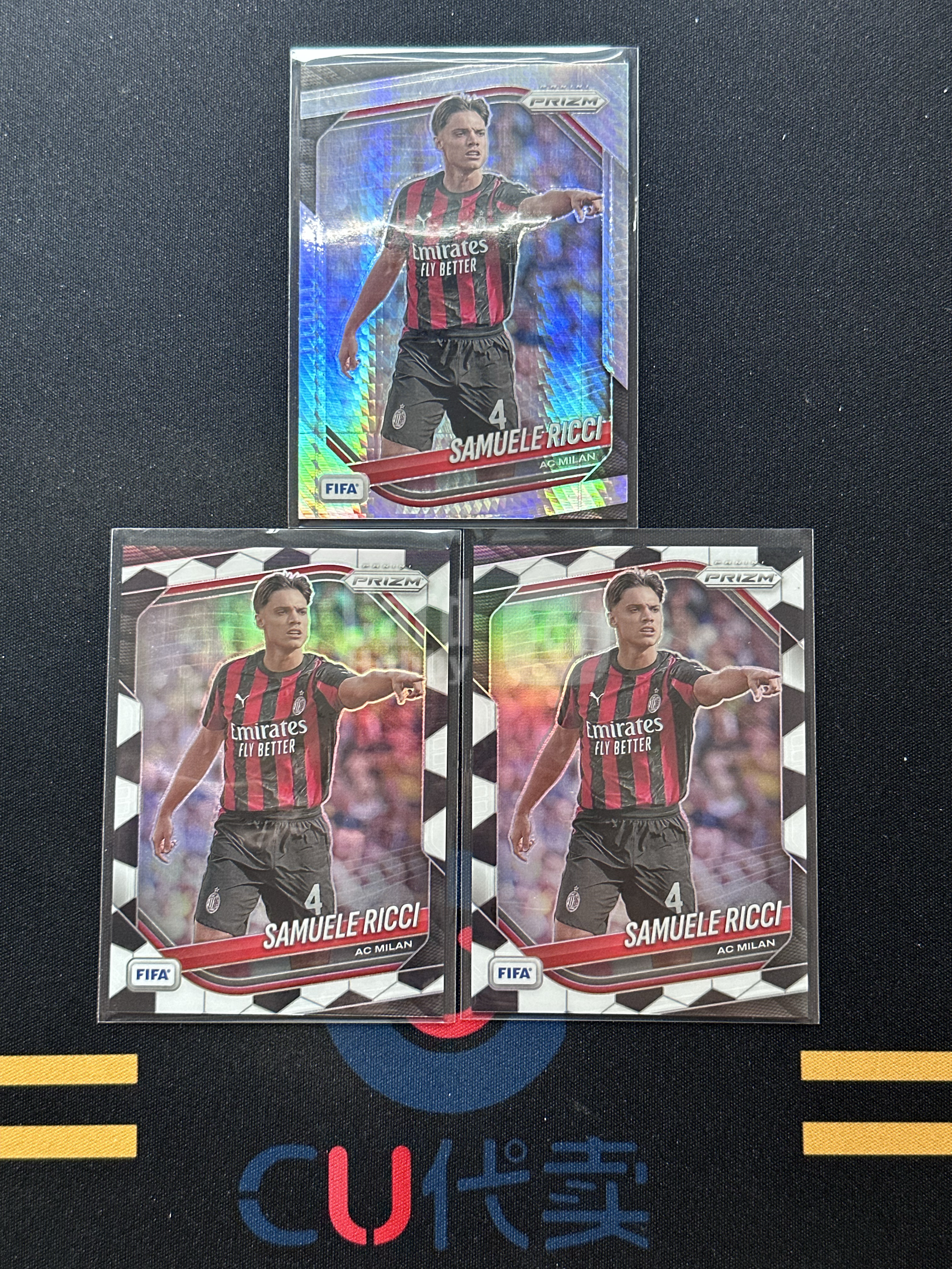 【CU代卖】2025-26 Panini Prizm FIFA Samuele Ricci PZ 萨穆埃莱 里奇 AC米兰 意大利 都灵 足球折 银棱镜折 hyper折 专收必备 卡品不保 CM1