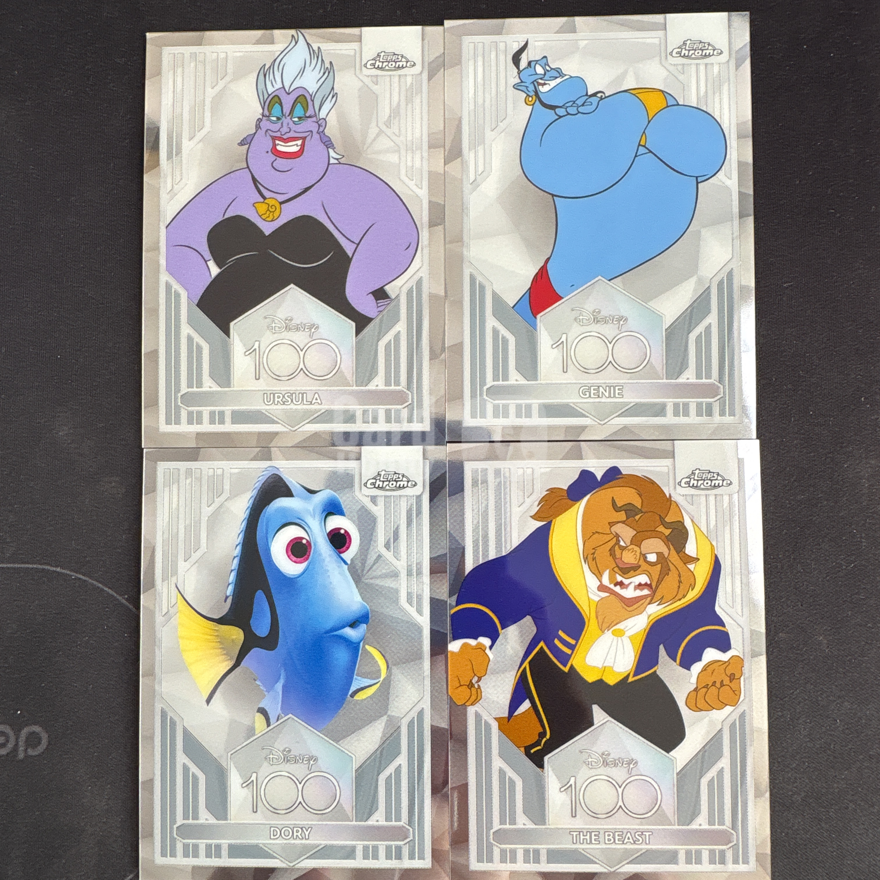 【十一拍卖】2023 Topps Chrome Disney 迪士尼100周年 元年 四张打包 不包卡品,只合当日运费