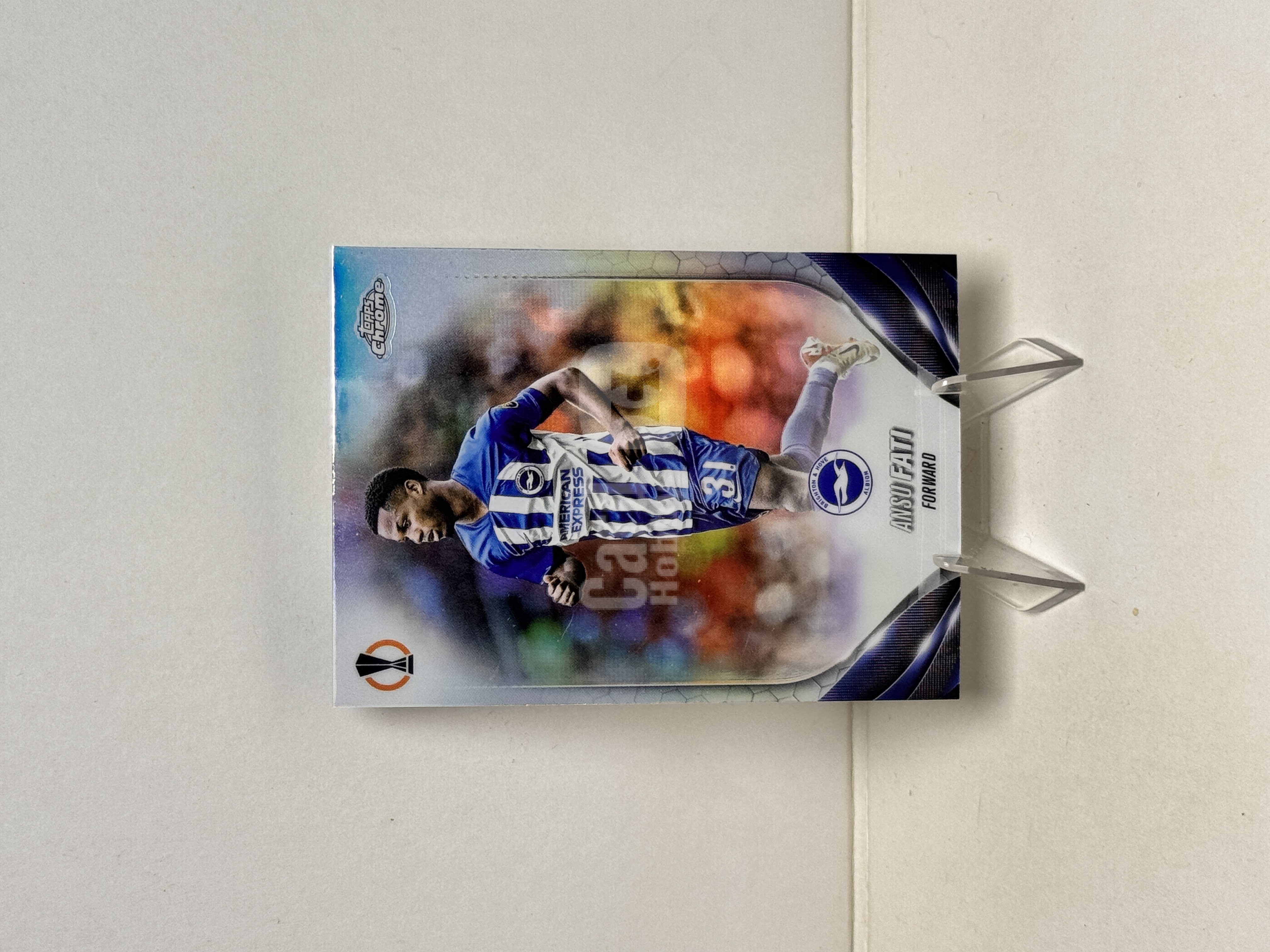 2024 Topps Chrome Ansu Fati 欧冠 TC 布莱顿 安苏 法蒂 银折 折射 实卡精美 收藏必备 卡品如图【星爷代拍】G2-2