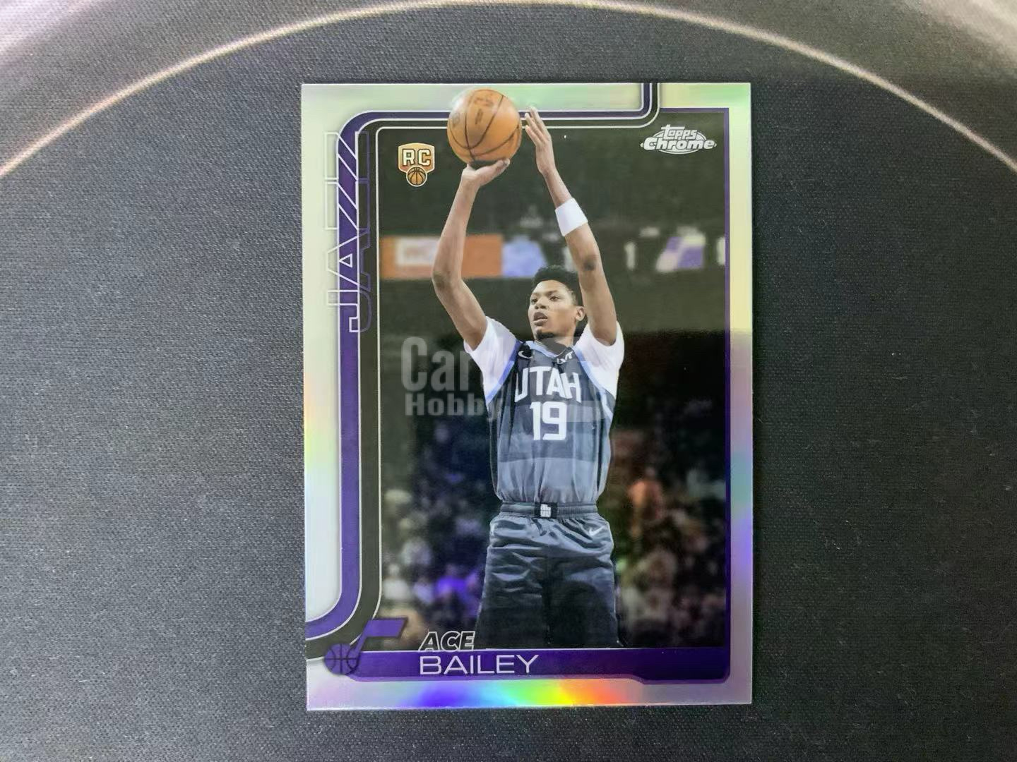 2025-26 Topps Chrome Airious "Ace" Bailey RC tc update 爵士 埃斯 贝利 新秀 银折 卡品如图 可乐