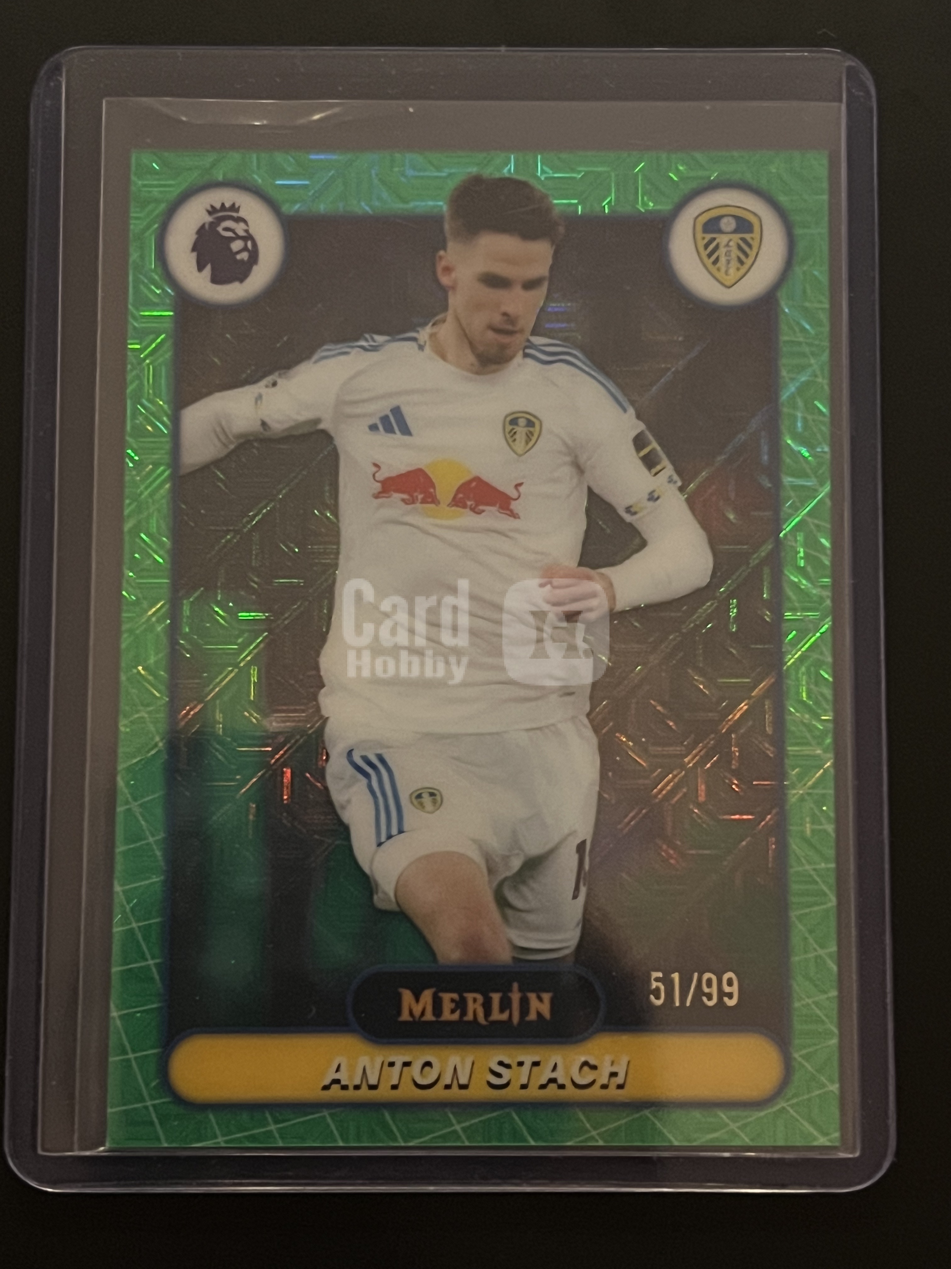 2026 Topps Merlin Anton Stach #110 英超梅林 安东·斯塔赫 99编 绿平行 mojo折射卡!!凑套必备!!