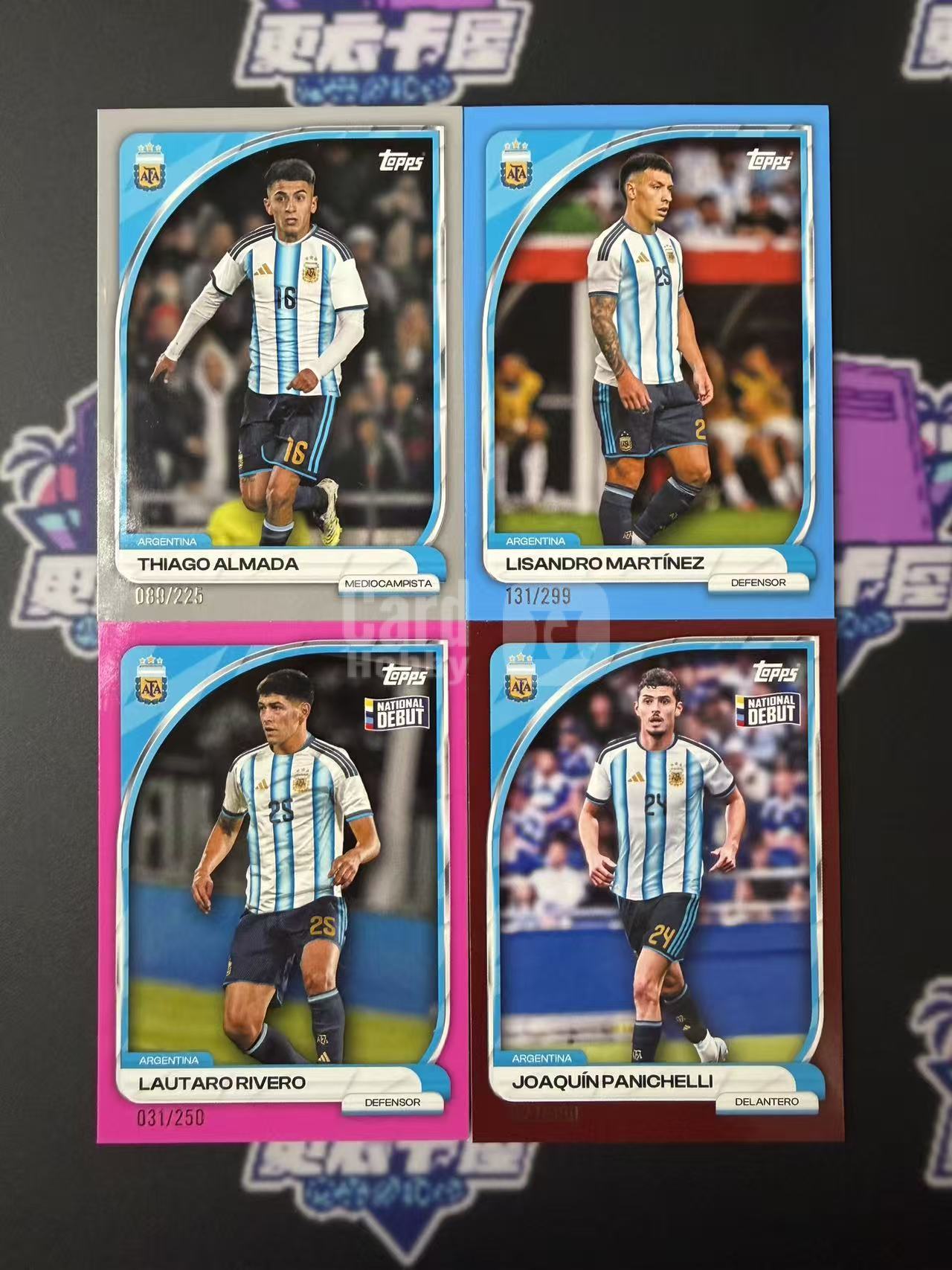 「更衣代卖」2025 topps 阿根廷 铁盒 队盒 带编 lot 阿尔马达 阿尔梅达 马丁内斯 劳塔罗 科雷亚 225 299 250 ...