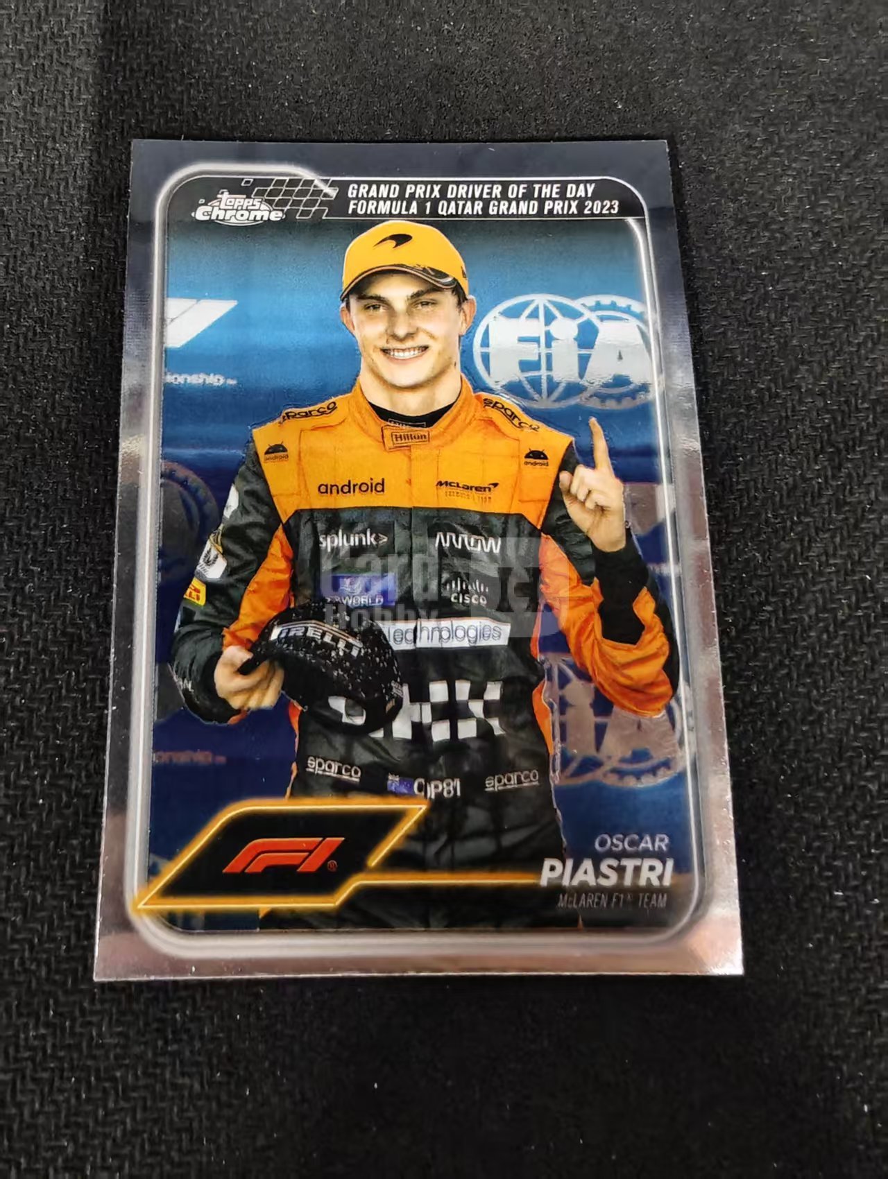 2024 Topps Chrome F1 Oscar Piastri 方程式赛车 奥斯卡 皮亚斯特里 迈凯伦车队 划痕 边角瑕疵 #175