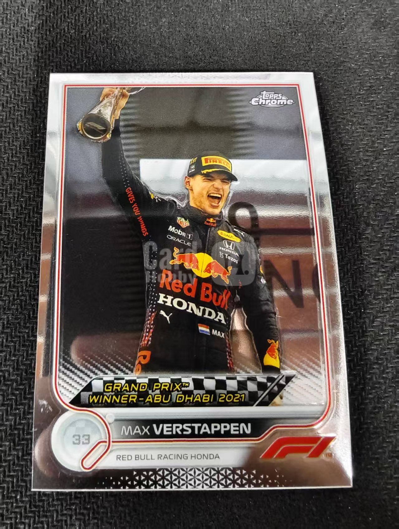 2022 Topps Chrome F1 Max Verstappen 维斯塔潘 红牛 划痕 边角瑕疵 #172