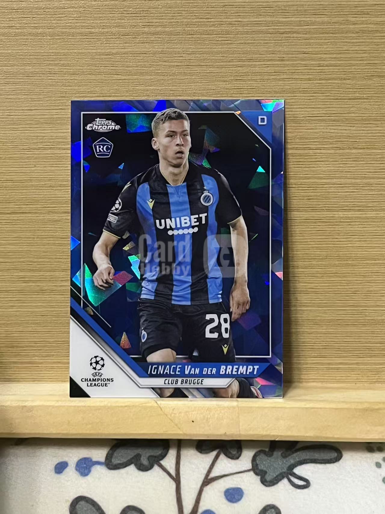 2022 Topps Chrome Ignace Van der Brempt RC 范德布雷普特 新秀 布鲁日 银折 蓝宝石 欧冠 实卡精美 卡品如图 LZL6