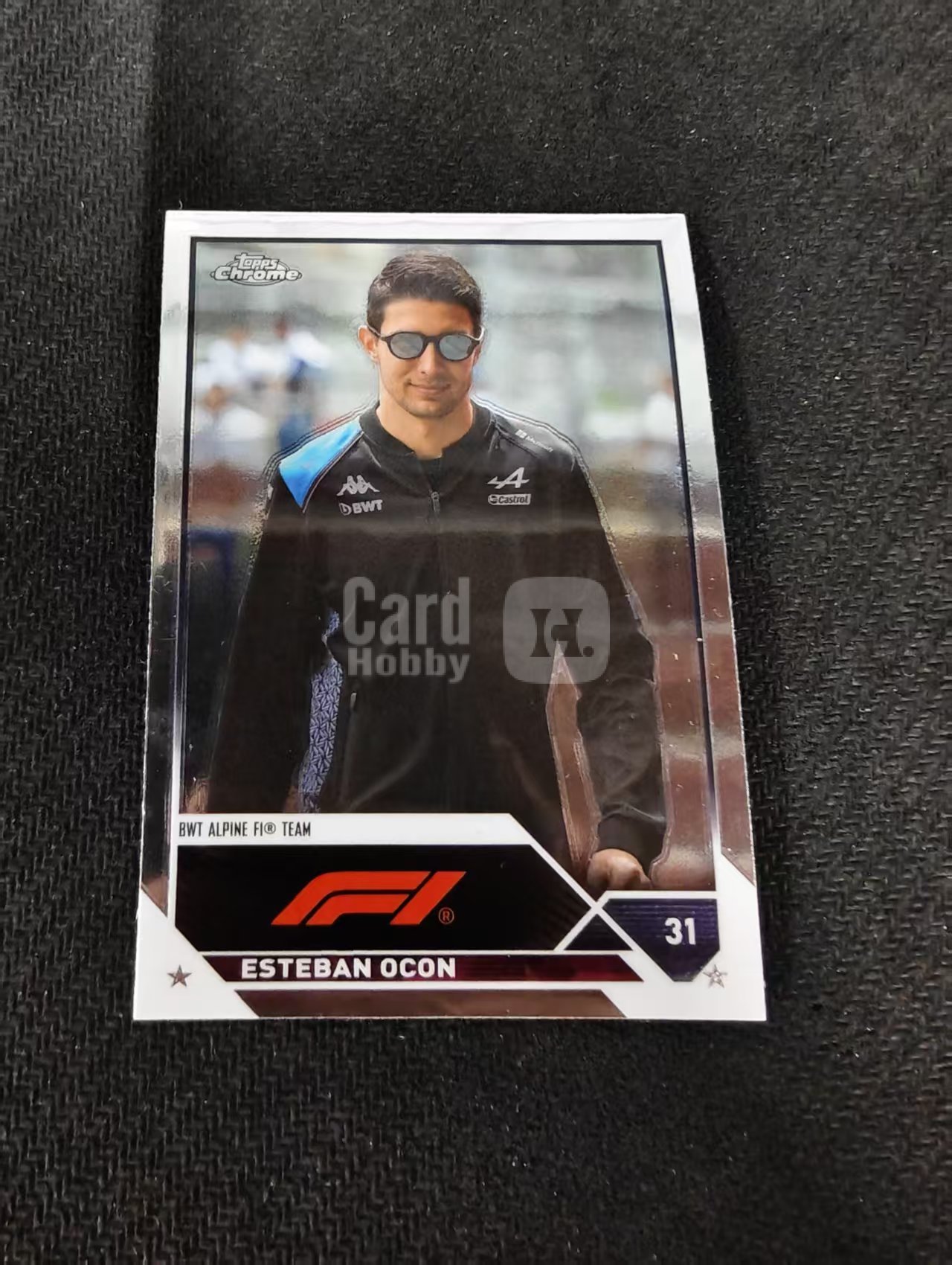 2023 Topps Chrome Esteban Ocon F1赛车 埃斯特班 雷诺车队 划痕 边角瑕疵 #30