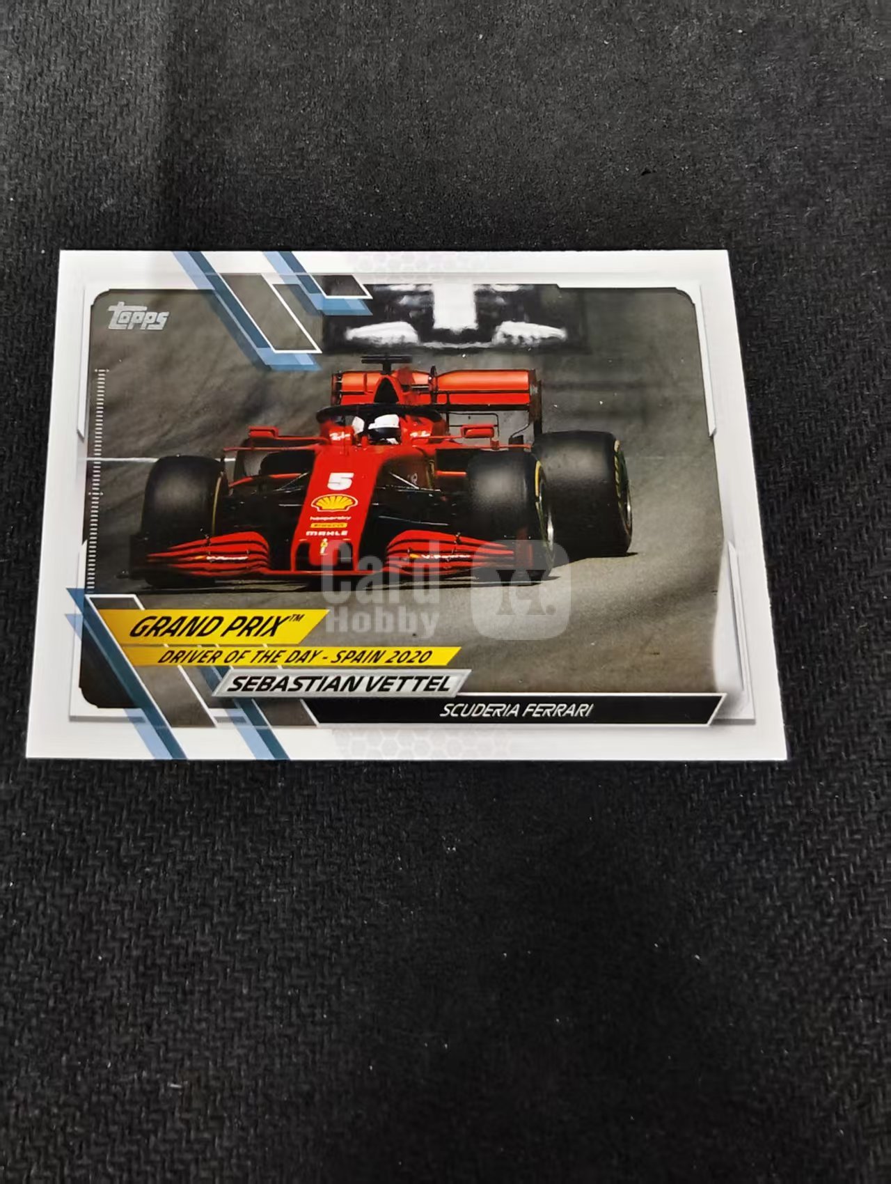 2021 Topps Chrome Sebastian Vettel F1 阿斯顿马丁 维特尔 划痕 边角瑕疵 @165