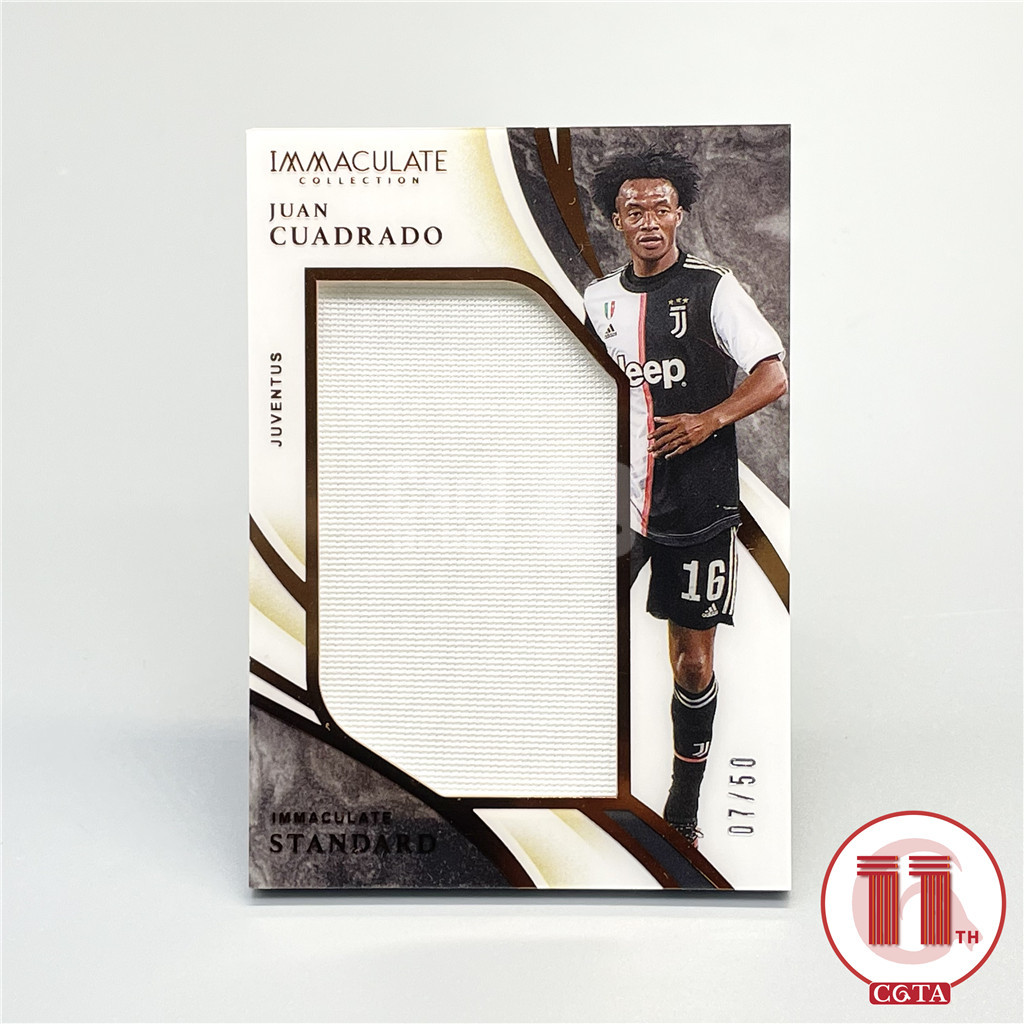 【CGTA】2020 Panini Immaculate 尤文 夸德拉多 07/50编 铜折 亲穿版 Standard 标准 球衣卡 擦痕如图 哥伦比亚 佛罗伦萨 国际米兰 切尔西Juan Cuadrado 越秀山2642402 #DQS#