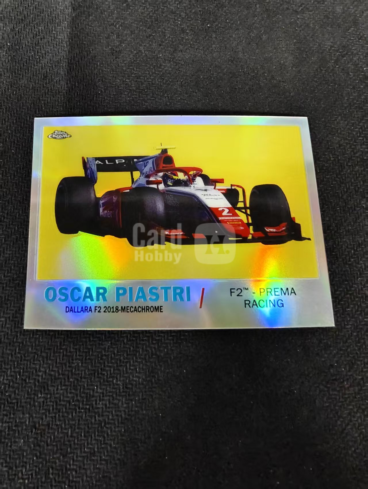 2021 Topps Chrome F1 Oscar Piastri 奥斯卡 皮亚斯特里 迈凯伦车队 银折 F1 划痕 边角瑕疵 #OP