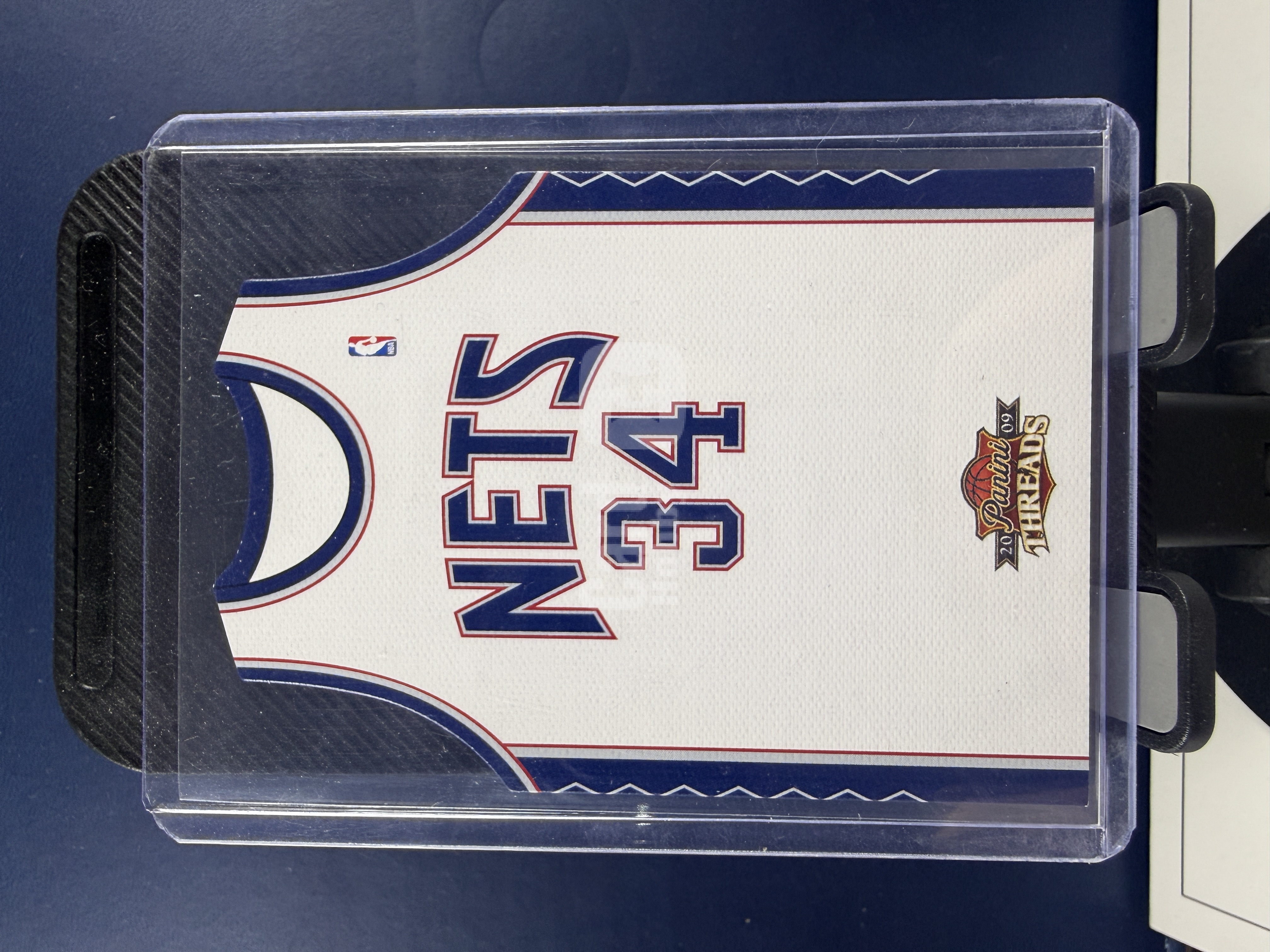 2009-10 Panini Threads Devin Harris 小背心 篮网 德文哈里斯 Team Threads 主场 异形切割 特卡 收藏必备 (沸腾)