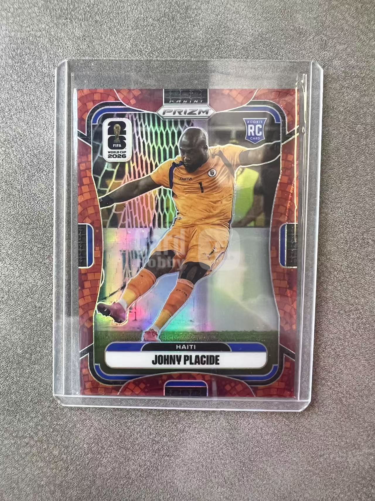 8302【330球星卡实体店代卖】2026 Panini PZ世界杯 prizm Johny Placide RC 约翰尼 普拉西德 海地 新秀 枫叶折 加拿大折 17/86编(游龙)