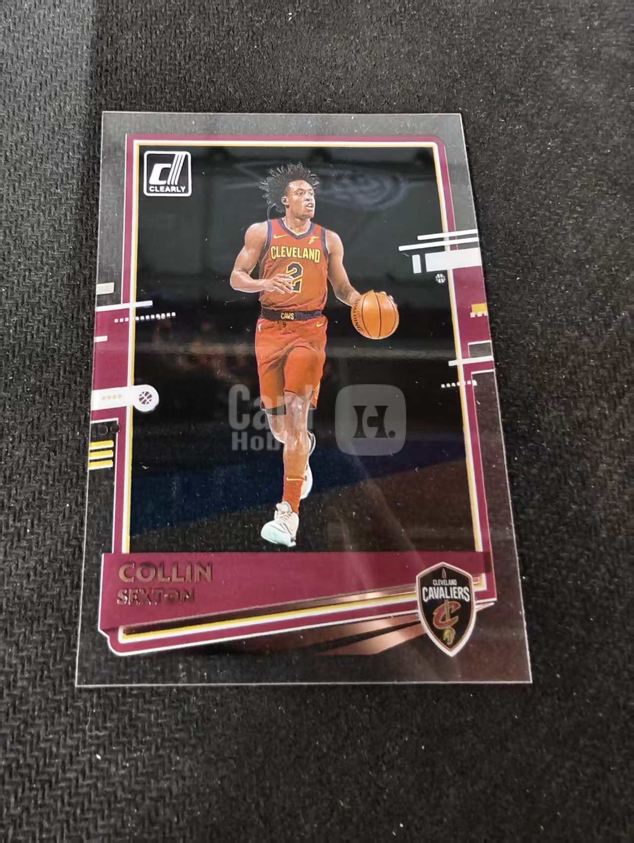 2020-21 Panini Clearly Donruss Collin Sexton 科林 塞克斯顿 骑士 杜蕾斯 胶片 划痕 边角瑕疵 #33