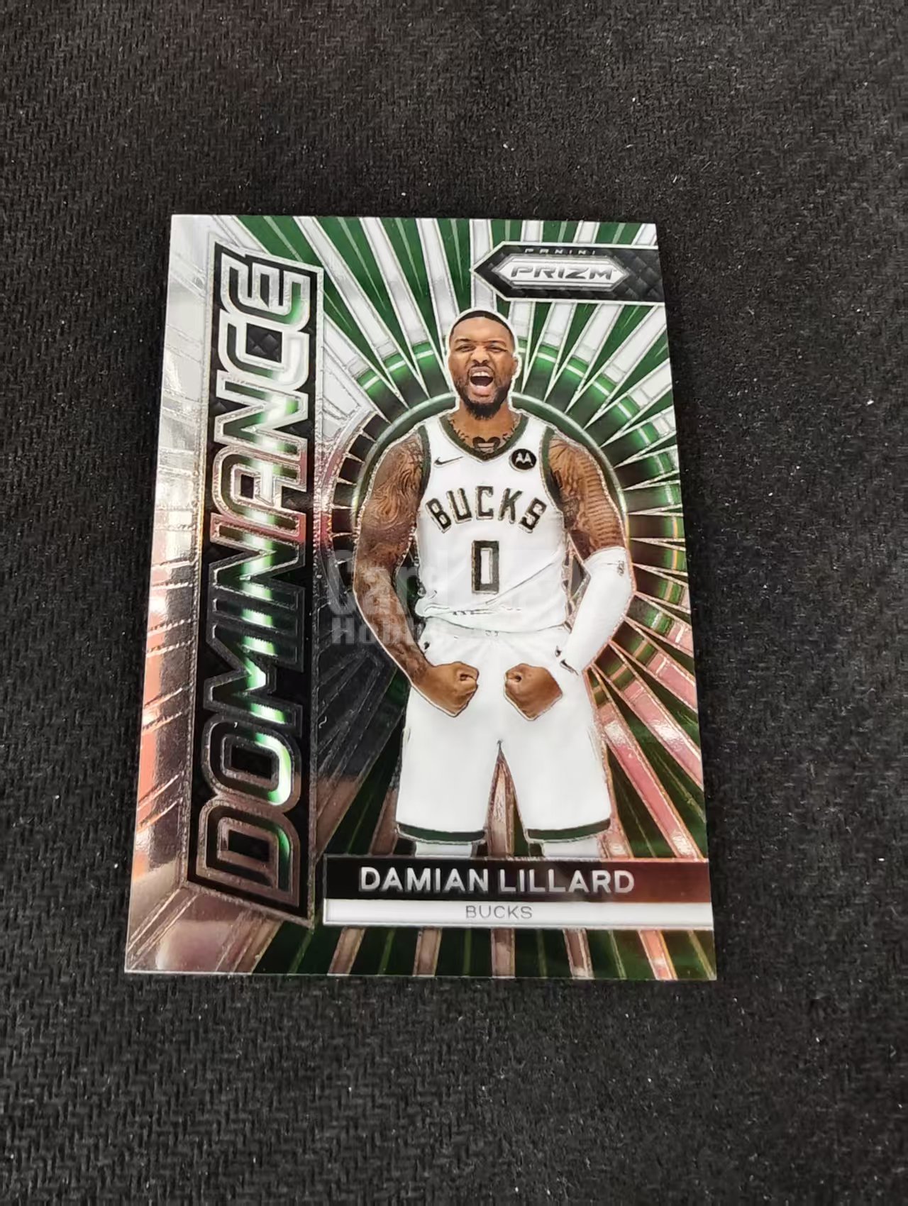 【可合并,不累计】2023-24 Panini Prizm Damian Lillard 利拉德 雄鹿 DOMINANCE 统治力特卡 PZ 不保卡品 介意勿拍 #4