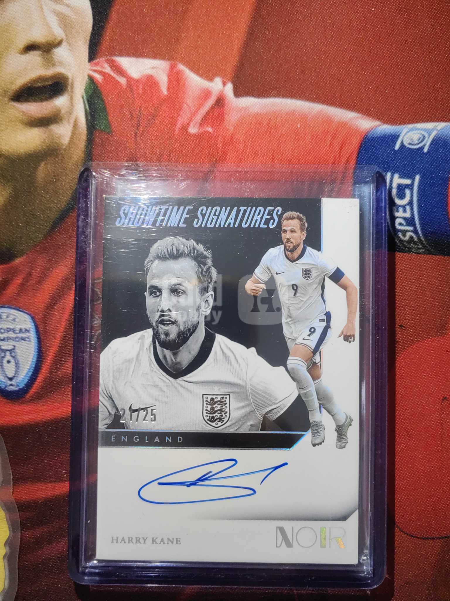 2025 Panini Noir Harry Kane panini noir 英格兰 超级前锋 哈里凯恩 25编签字卡 !!!