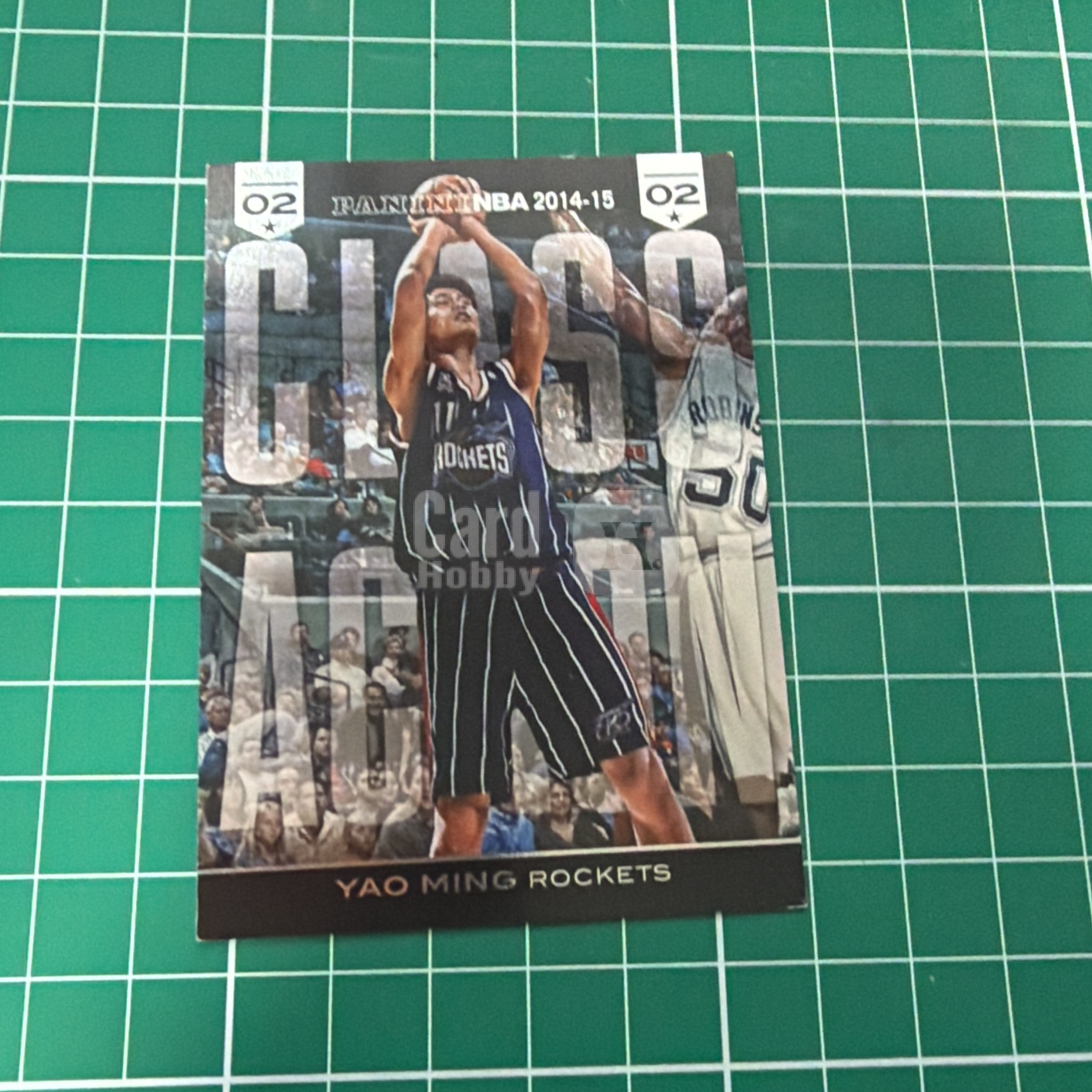 2014-15 Panini Americana Yao Ming S.p.a.姚明 大姚 闪卡 特卡 class action 2002 精美新秀年状元选图 十年老卡 绝版卡 稀有大比例