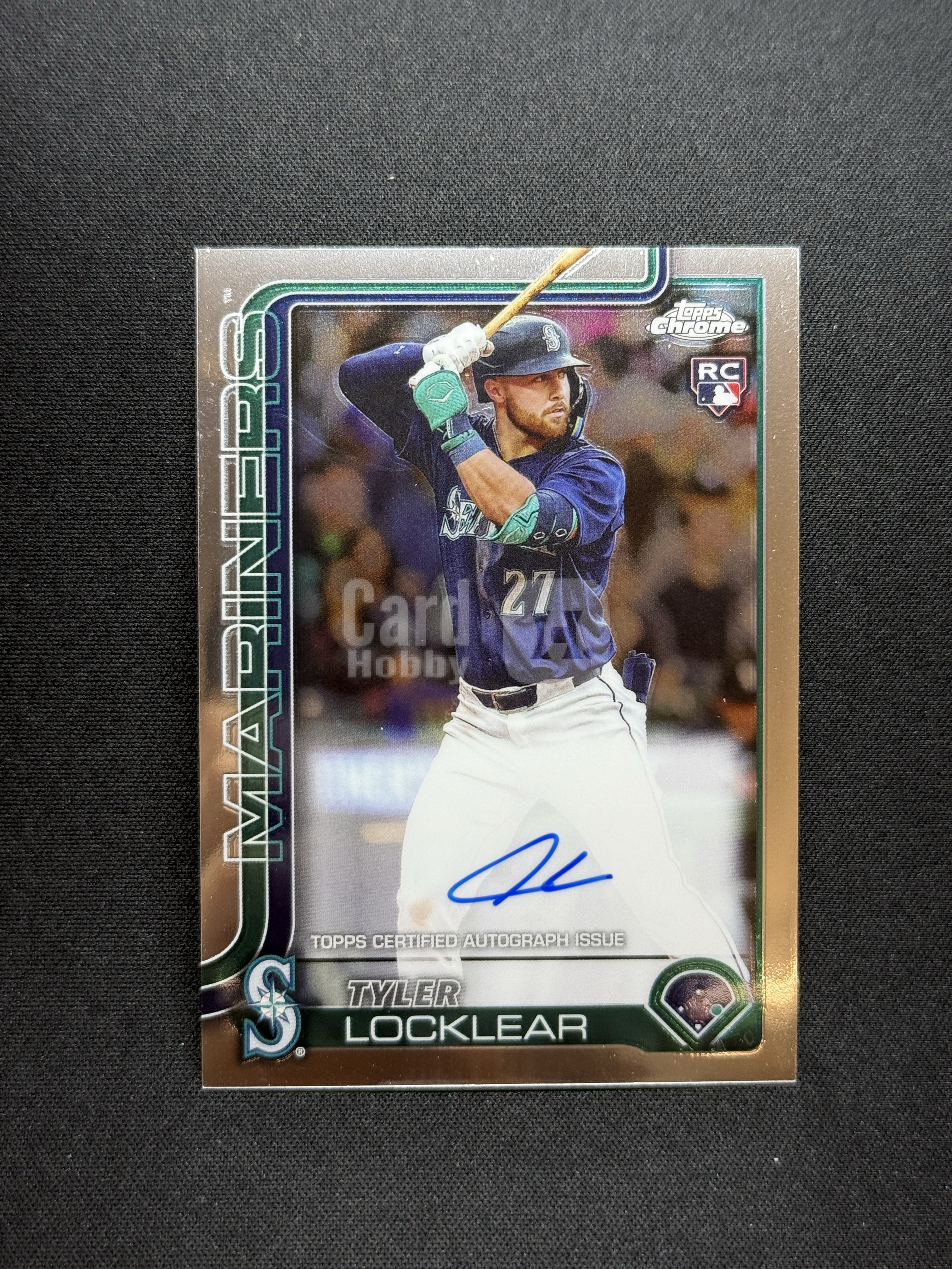2025 Topps Chrome Tyler Locklear RC 【小贝代拍】棒球 MLb 新秀 水手 泰勒 洛克利尔 签字 卡签 瑕疵如图 拍前看描述 H EW
