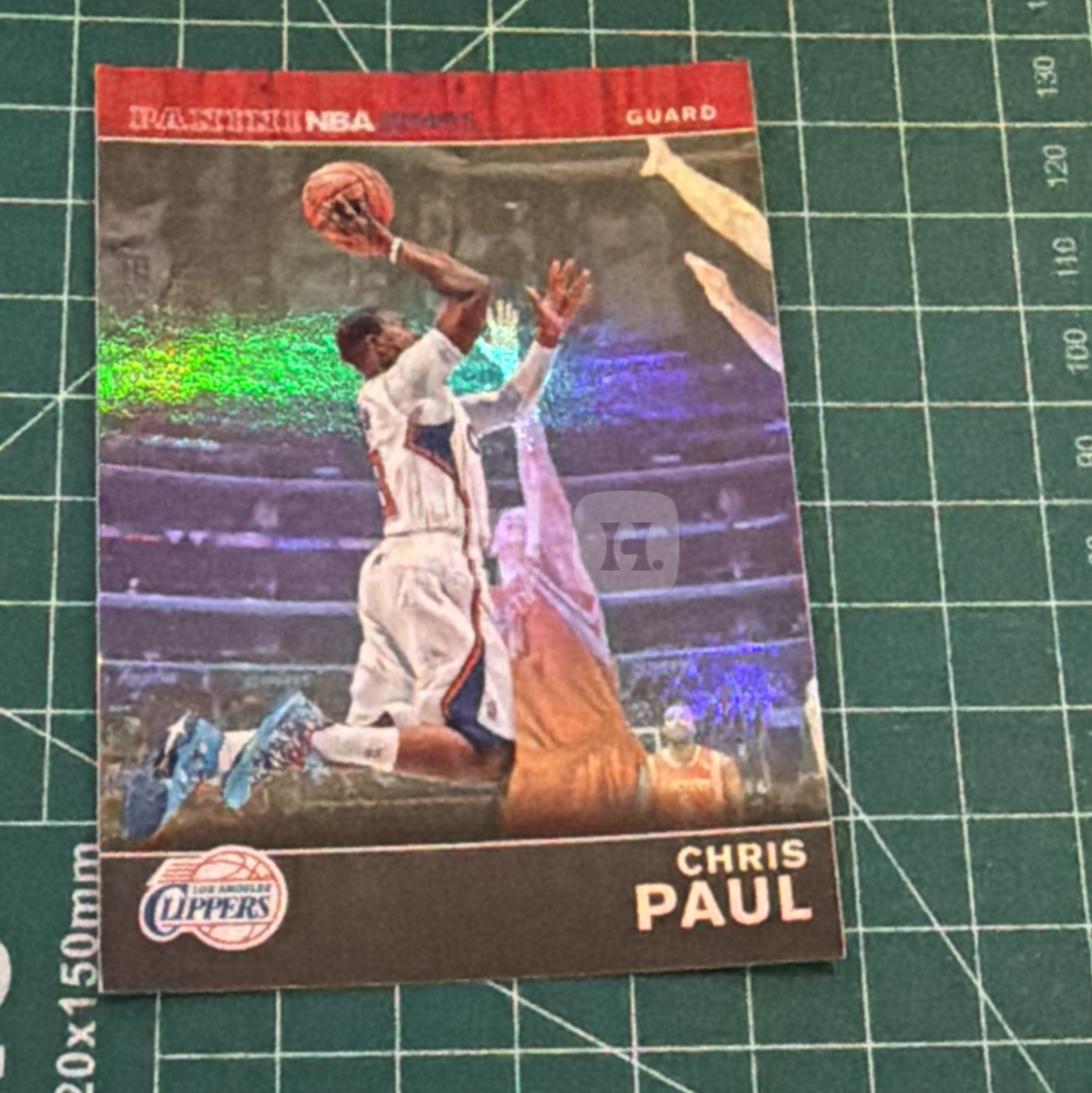 2014-15 Panini Americana Chris Paul S.p.a.克里斯保罗 CP3 折射特卡 银折 闪卡 镭射卡 精美选图 十年老卡 绝版卡 稀有大比例 边瑕