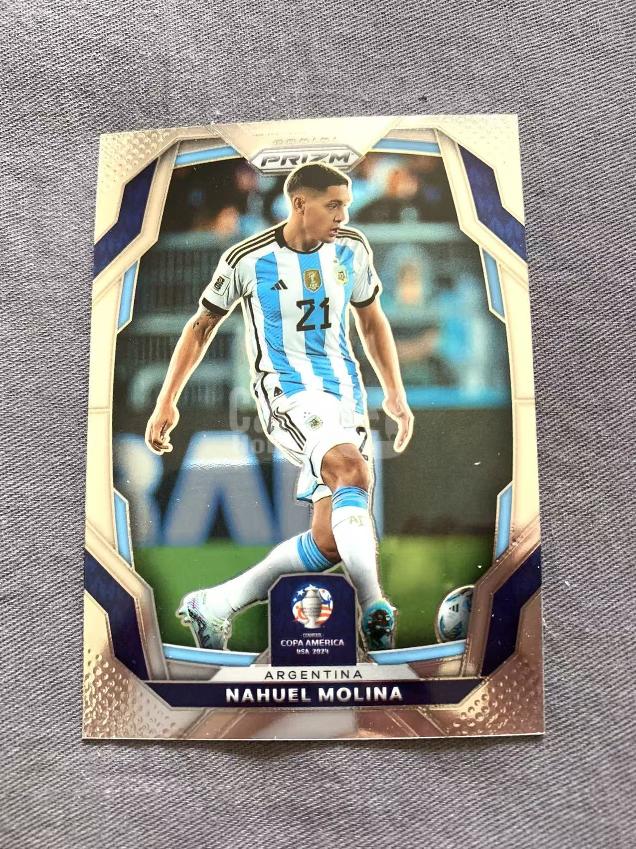 2024 Panini Prizm Pele美洲杯 阿根廷 莫利纳 Nahuel Molina 世界杯冠军 base 维稳