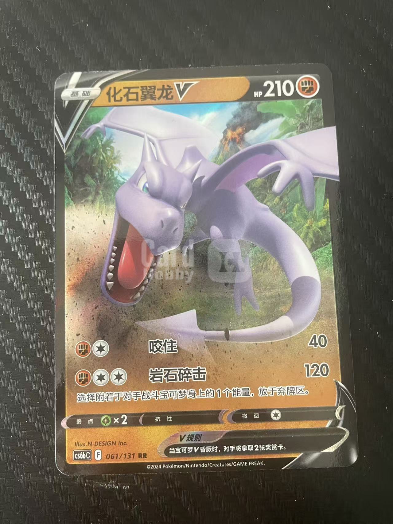 2025 Pokemon TCG 1 化石翼龙V chs 宝可梦 简中 木水拍卖 206