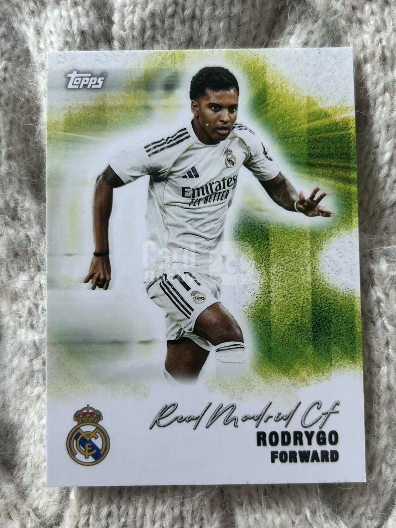2024 Topps 皇马队盒 Rodrygo 罗德里戈 - 皇马巴西边锋,盘带犀利速度迅猛,欧冠关键进球能手,锋线核心,凑套必备