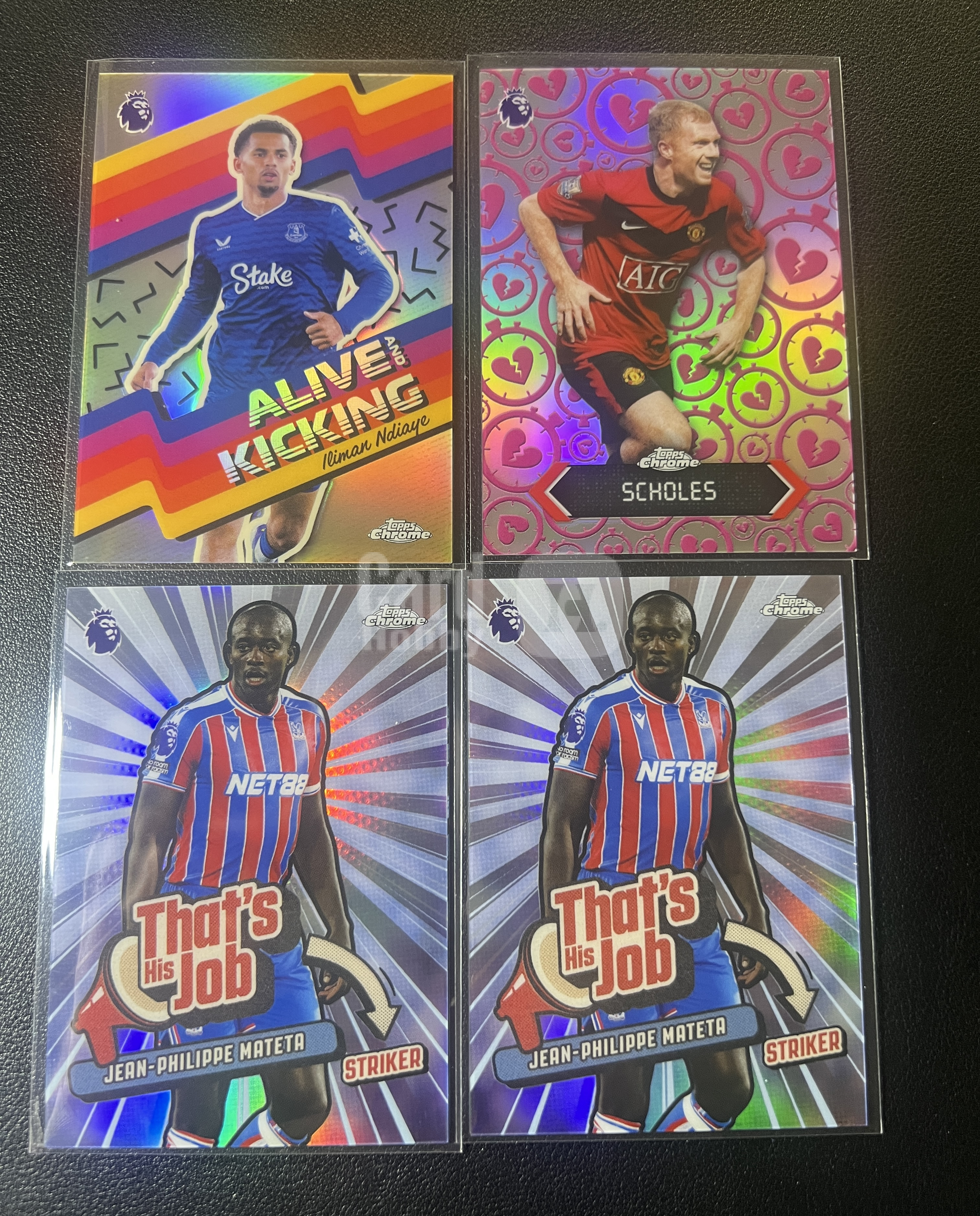 【鲨鱼代卖】2026 Topps Chrome 英超TC Paul Scholes 斯科尔斯 Iliman Ndiaye 恩迪亚耶 Mateta 马泰塔 特卡折射lot SY8990