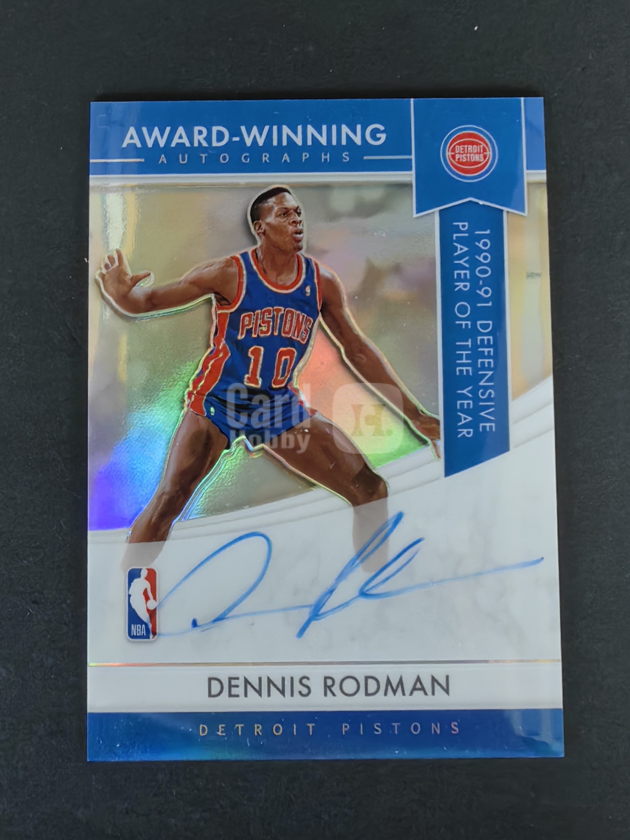 2021 Panini Origins Dennis Rodman #AW-DRD 丹尼斯罗德曼 大虫 插入签 最佳防守 签字 卡签 卡品如图
