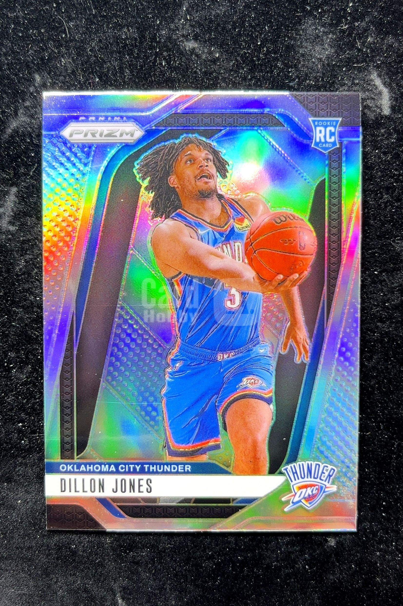 【小白1%代卖】2024 Panini Prizm RC 新秀 Dillon Jones 迪隆·琼斯 银折 折射 新秀 RC 卡品如图 高价值 #240 Oklahoma City 0702