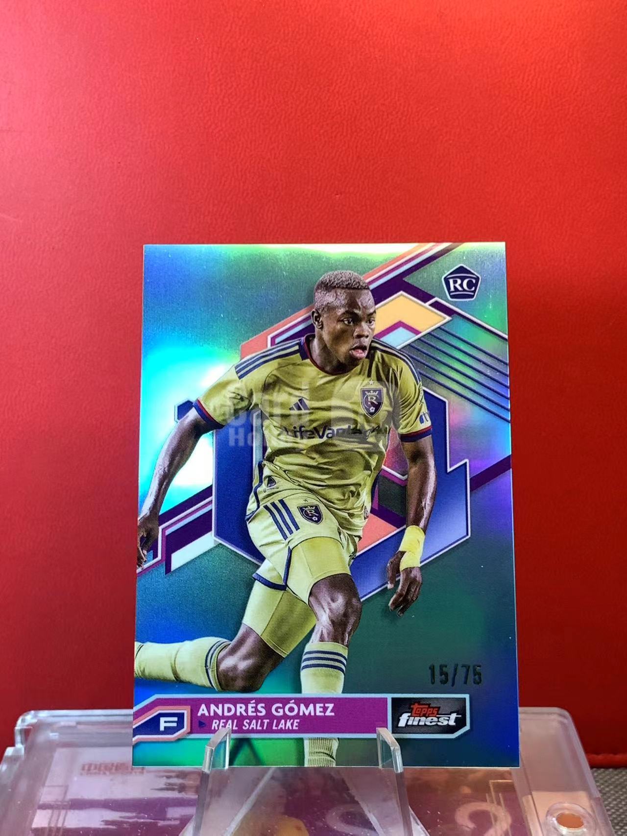 (詹叔代拍)Topps Chrome 美职联 TC 安德烈斯 戈麦斯 皇家盐湖城 15/75编 ANDRES GOMEZ 顺丰寄付 泰山