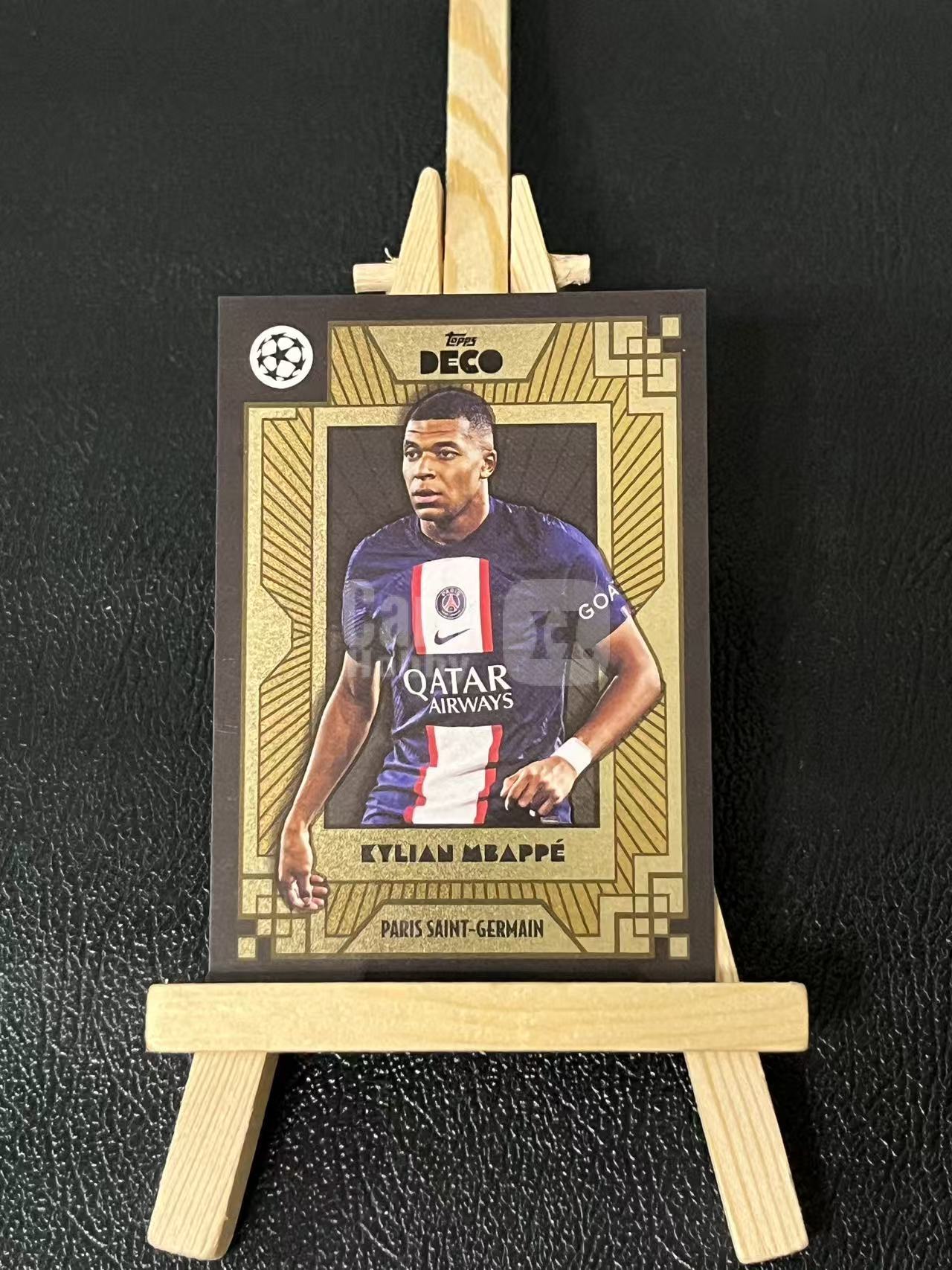 2022 Panini UEFA Kylian Mbappe 姆巴佩 大巴黎 皇马 法国 欧冠 deco 实卡精美 卡品如图 LA-3
