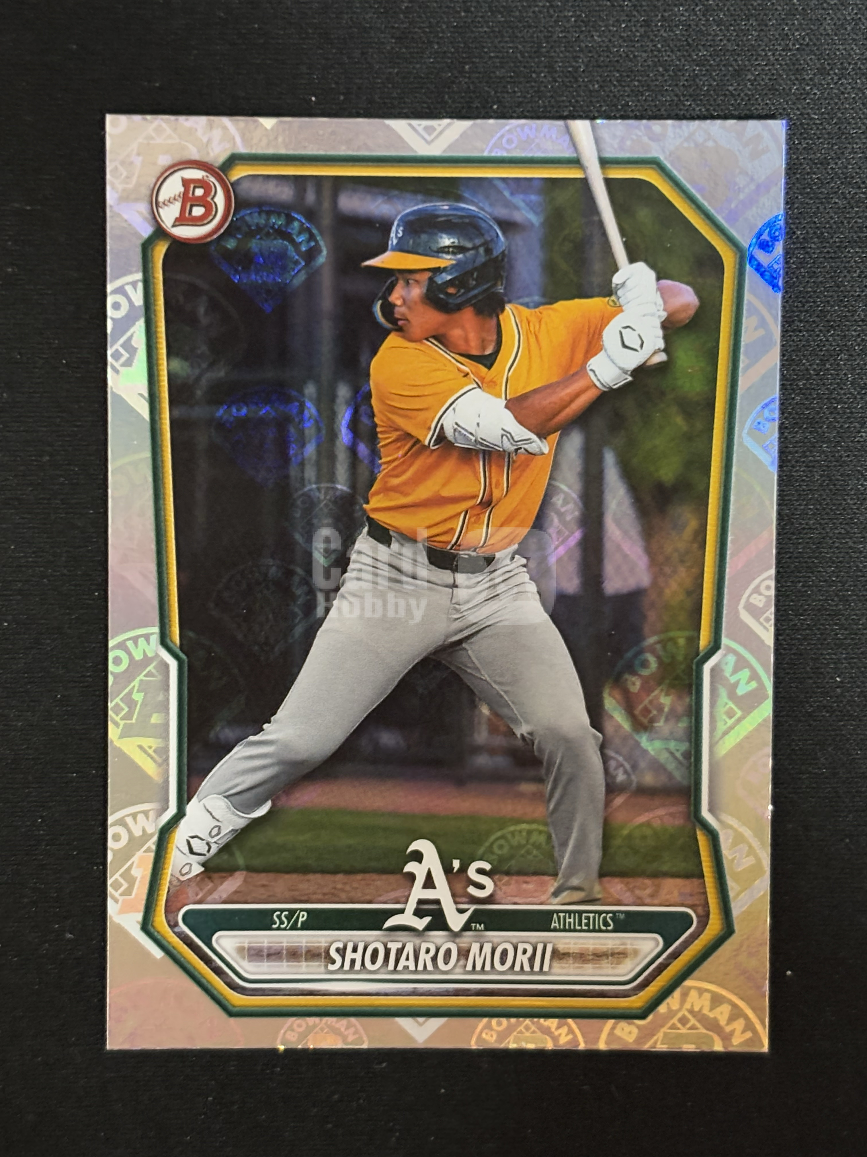 2026 Topps Bowman Shotaro Morii 棒球 MLB 奥克兰运动家 森井翔太郎 Bowman折 - 红豆