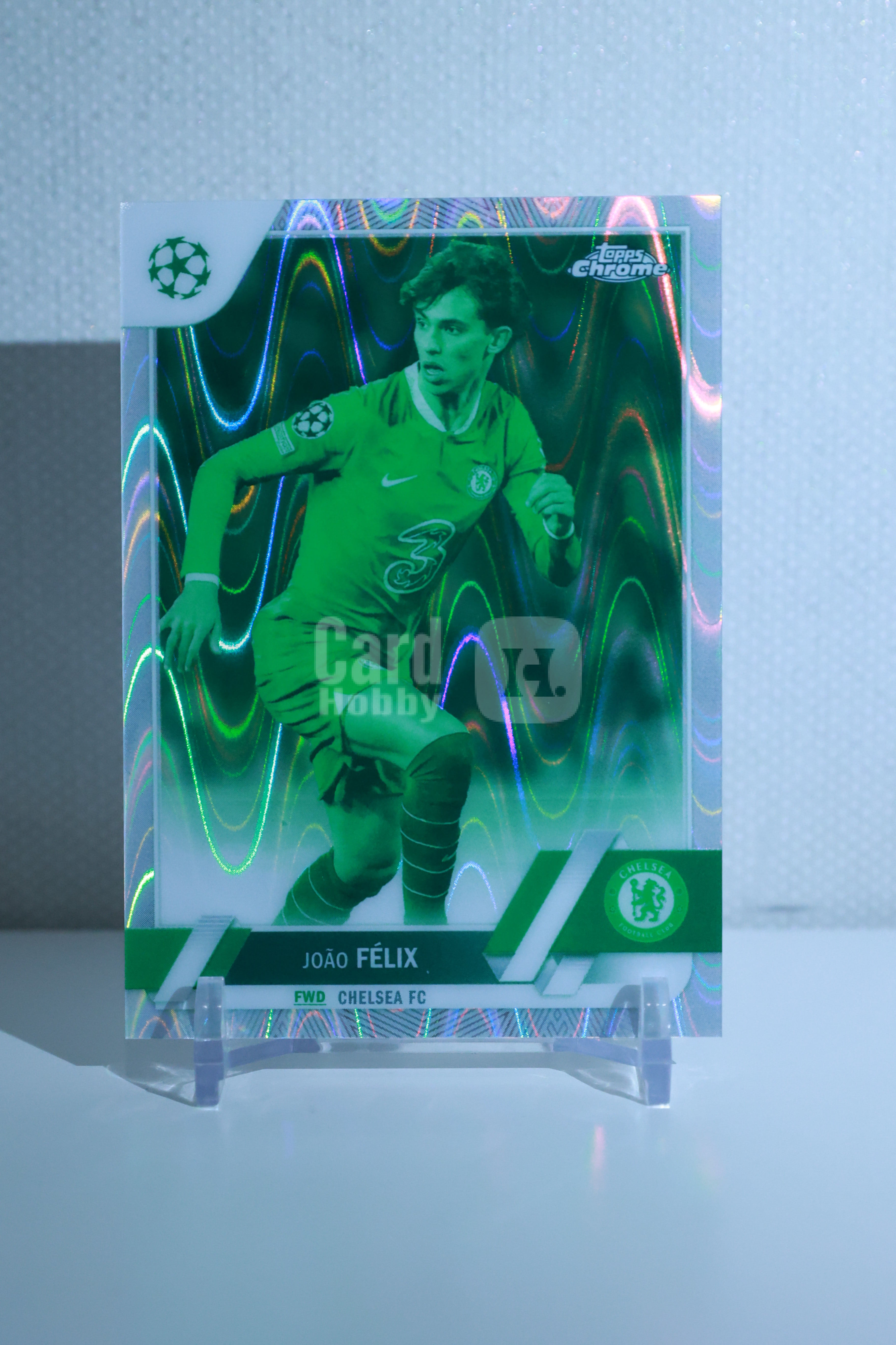 2023 Topps Chrome Joao Felix 欧战TC 切尔西 菲利克斯 098/225编 绿熔岩折 主页更多可合并